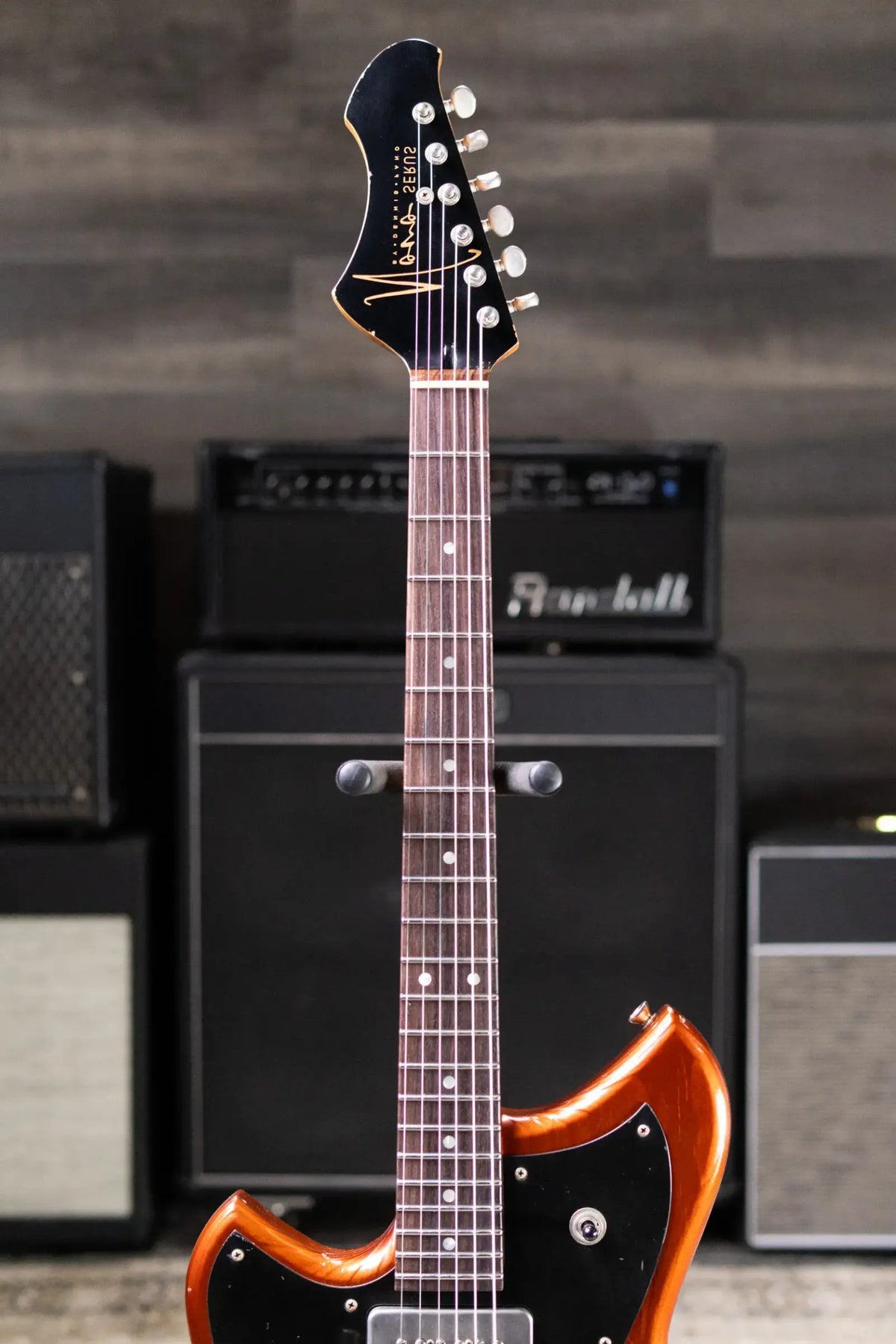 Novo Custom Shop Serus J Left-Handed Electric Guitar - Copper with Gig Bag