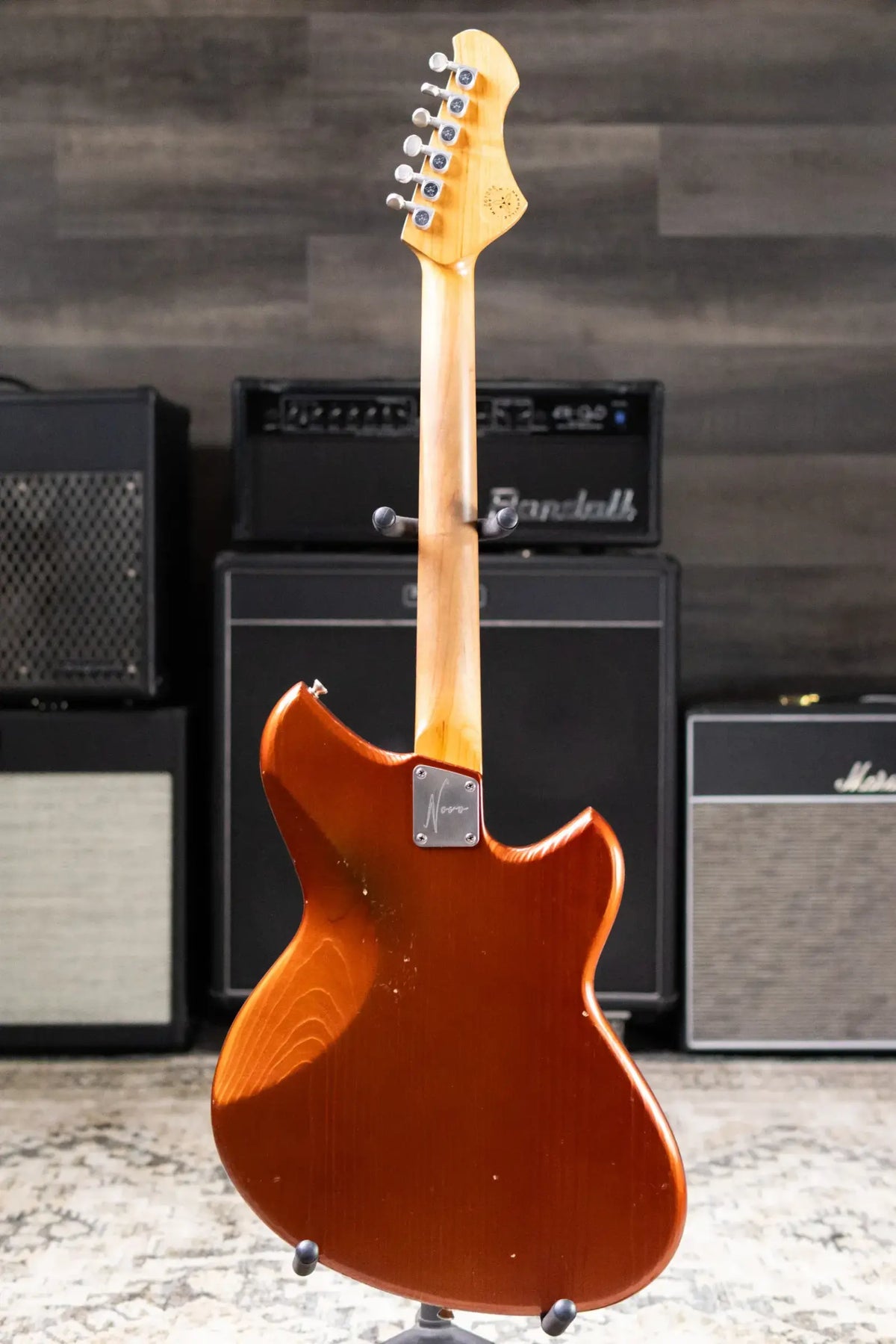 Novo Custom Shop Serus J Left-Handed Electric Guitar - Copper with Gig Bag