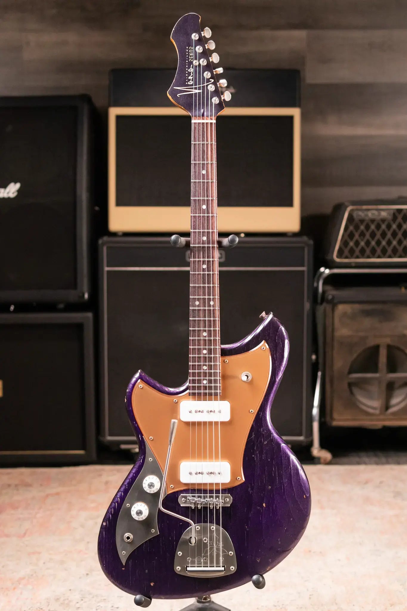 Novo Custom Shop Serus J Left-Handed Electric Guitar - Purple Stranger with Gig Bag