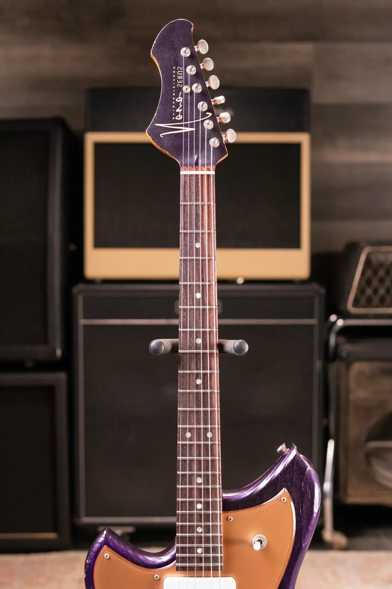 Novo Custom Shop Serus J Left-Handed Electric Guitar - Purple Stranger with Gig Bag
