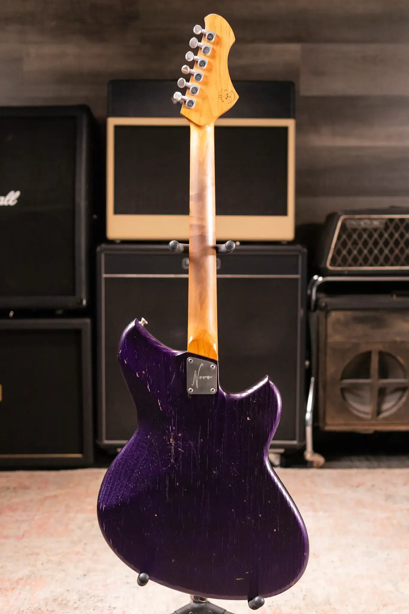 Novo Custom Shop Serus J Left-Handed Electric Guitar - Purple Stranger with Gig Bag