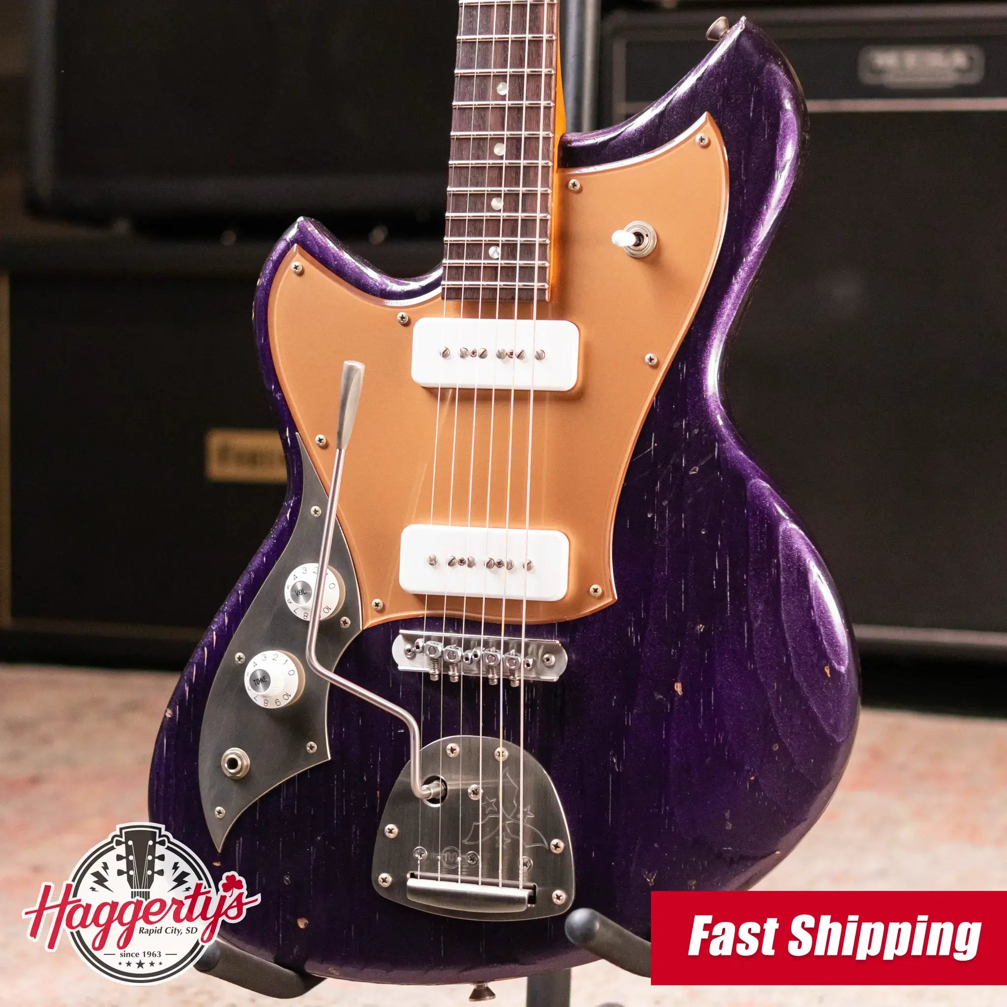 Novo Custom Shop Serus J Left-Handed Electric Guitar - Purple Stranger with Gig Bag