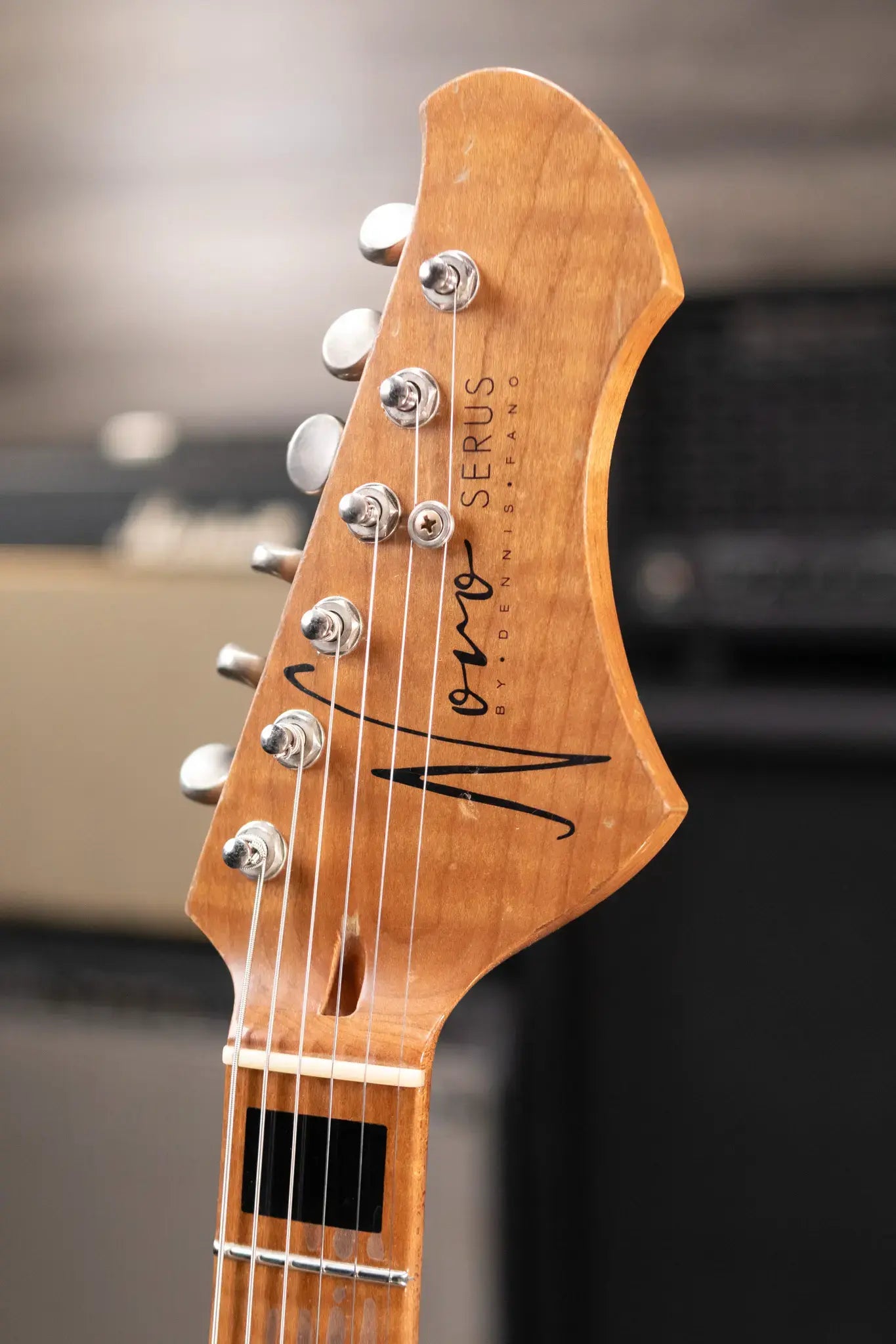 Novo Custom Shop Serus J Medium Distress Electric Guitar - Candy Apple Red with Gig Bag