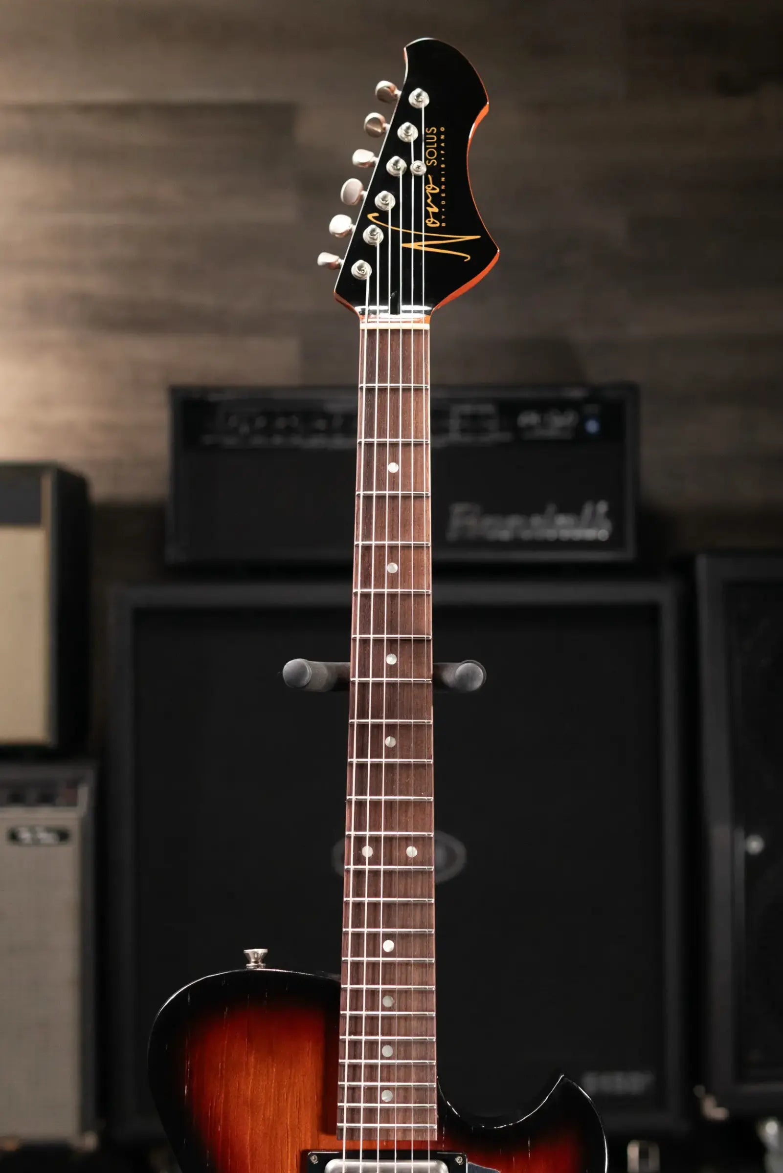 Novo Custom Shop Solus H2 Electric Guitar - Firebird Burst with Gig Bag