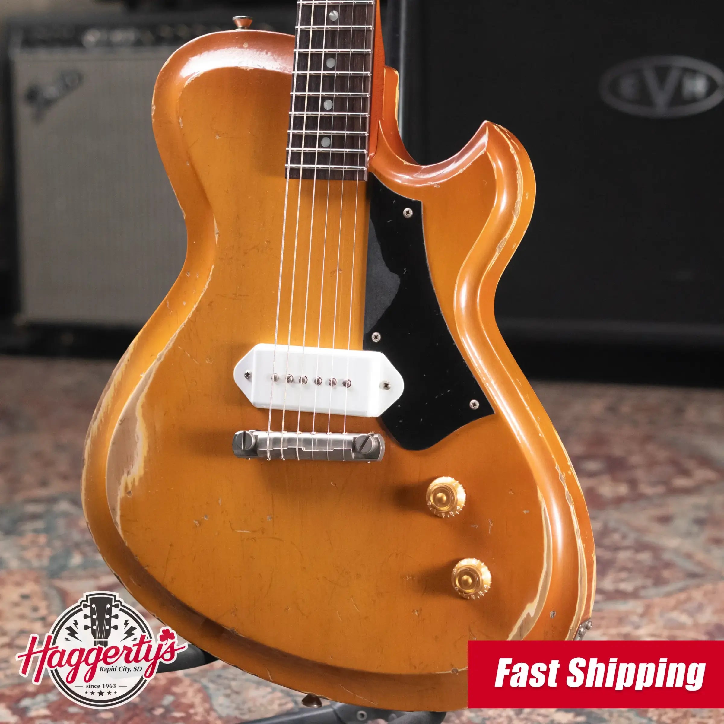 Novo Custom Shop Solus M1 Electric Guitar - Nicotine Blonde with Softshell Case