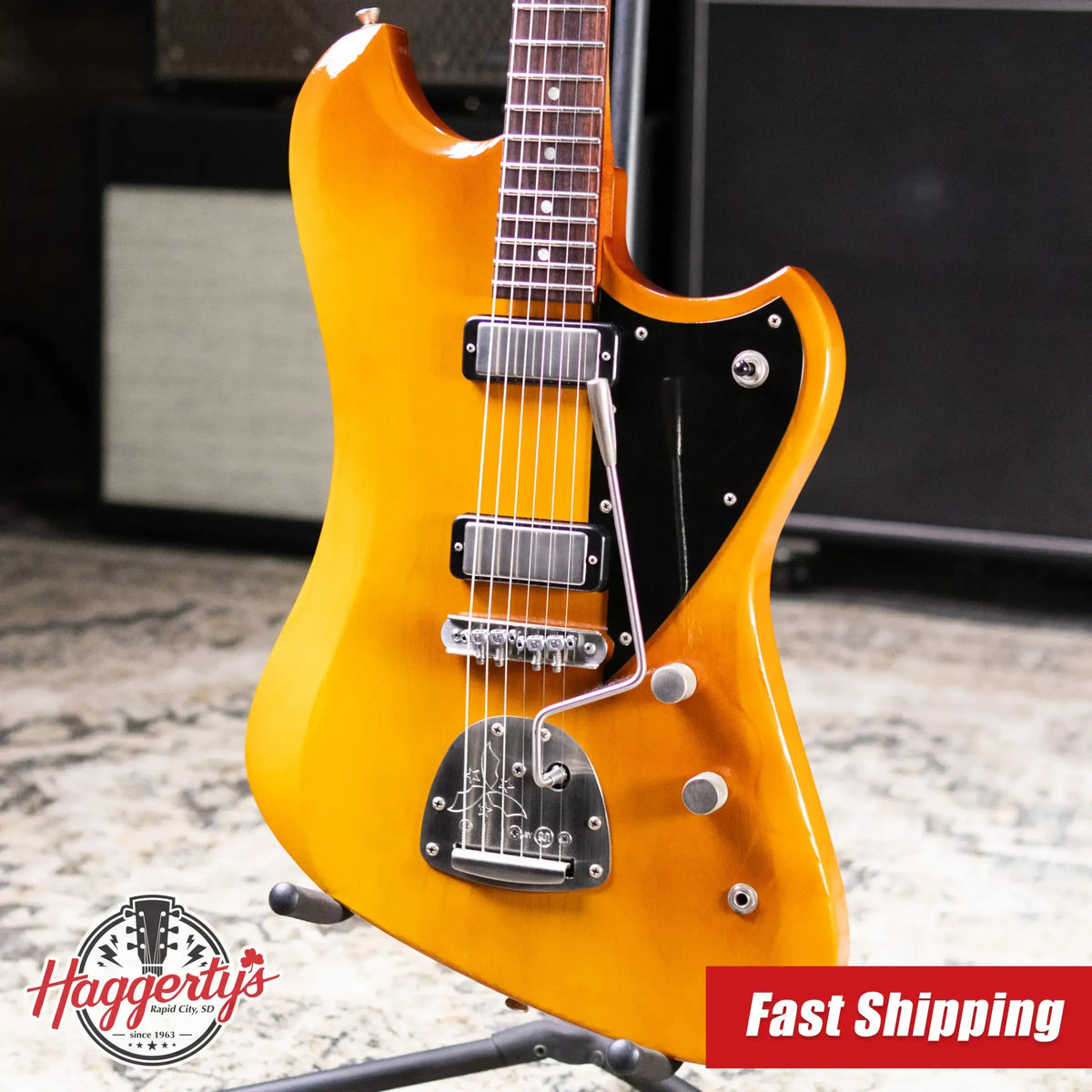 Novo Custom Shop Voltur J Electric Guitar - Nicotine Blonde with Gig Bag