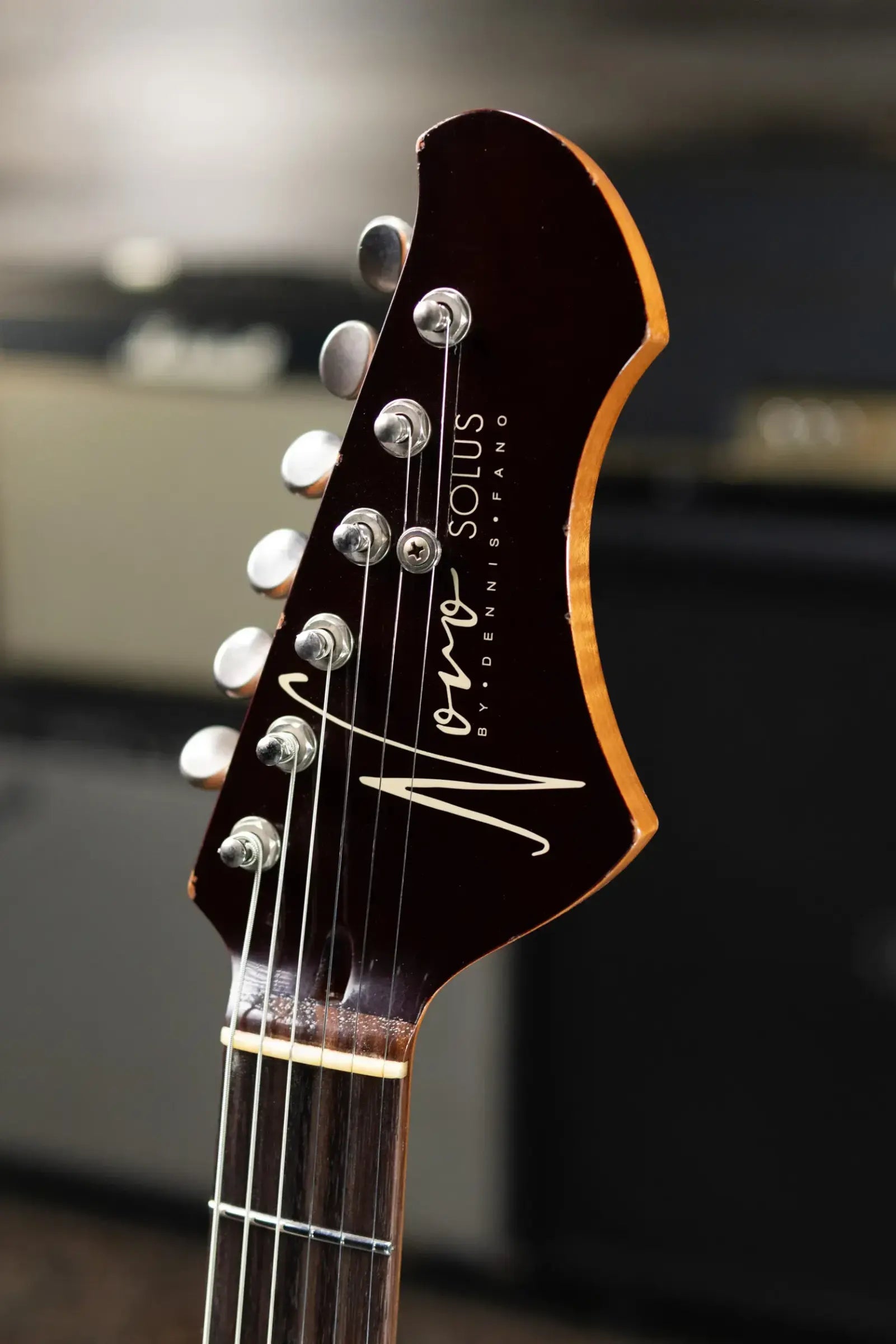 Novo Custom Solus F2 Electric Guitar - Bonfire with Gig Bag