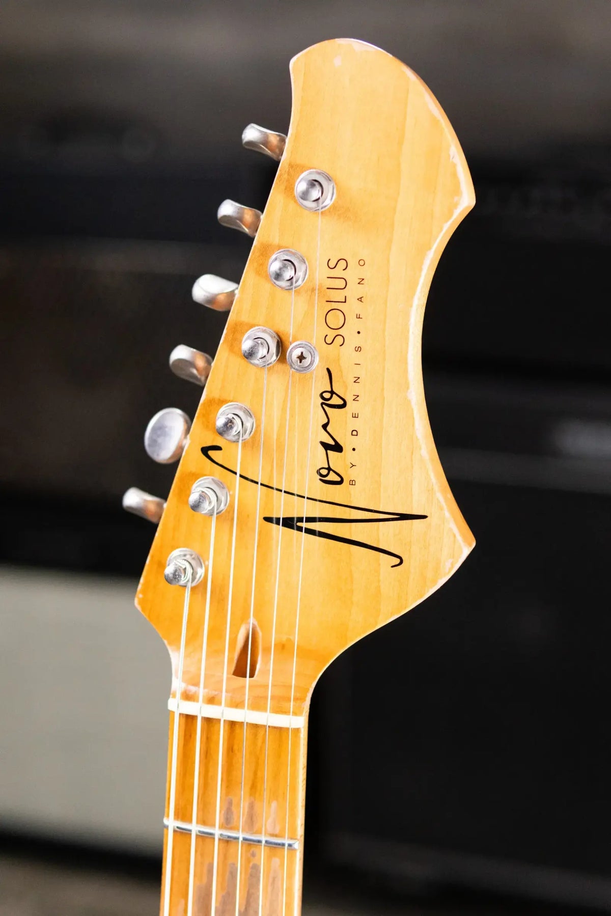 Novo Custom Solus F2 Electric Guitar - Lake Como Blue with Gig Bag