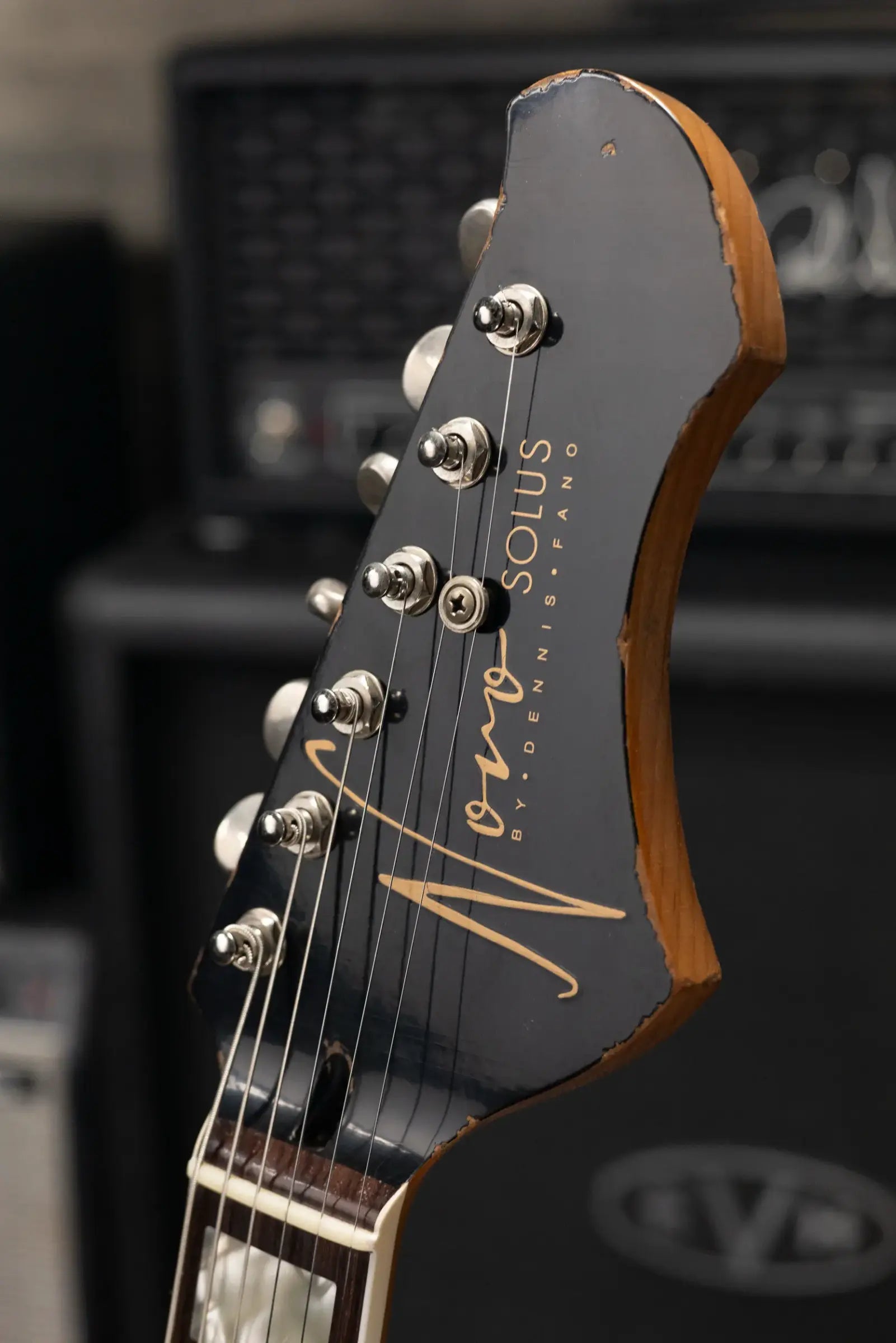 Novo Custom Solus H2 Electric Guitar - Heather Mist with Gig Bag