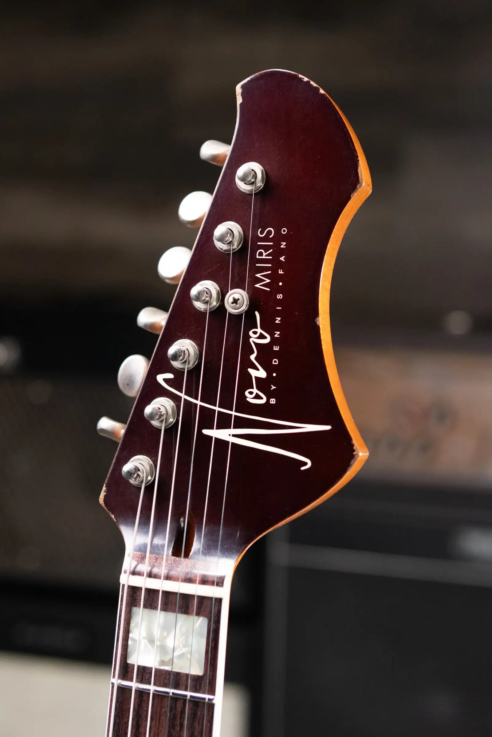 Novo Dealer Limited Miris JHH Semi-Hollow Electric Guitar - Amber Burst with Gig Bag