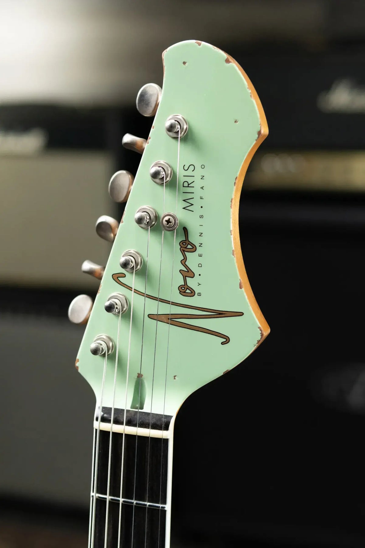 Novo Miris JHH Custom Electric Guitar - Surf Green with Deluxe Padded Soft Case - Used