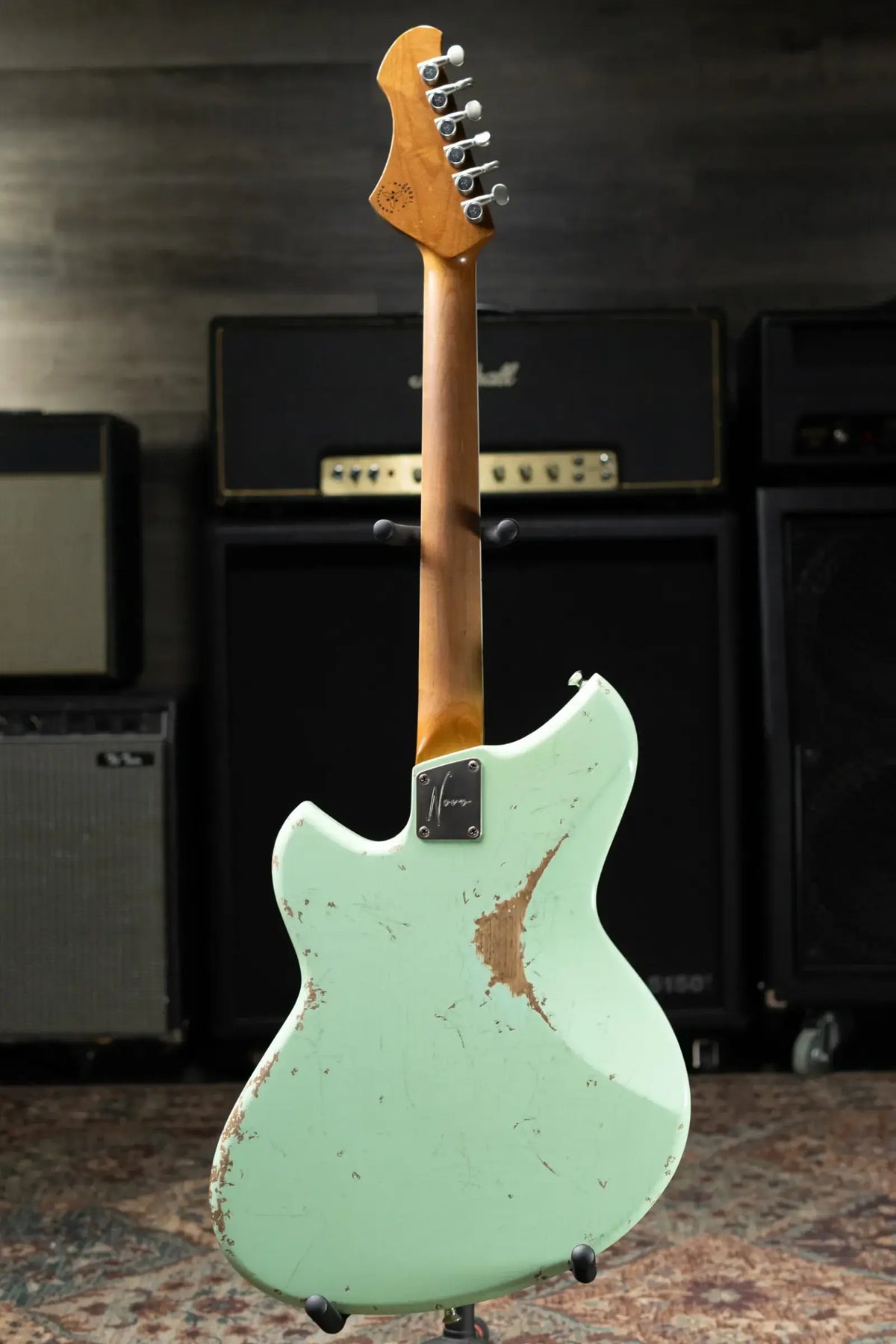Novo Miris JHH Custom Electric Guitar - Surf Green with Deluxe Padded Soft Case - Used