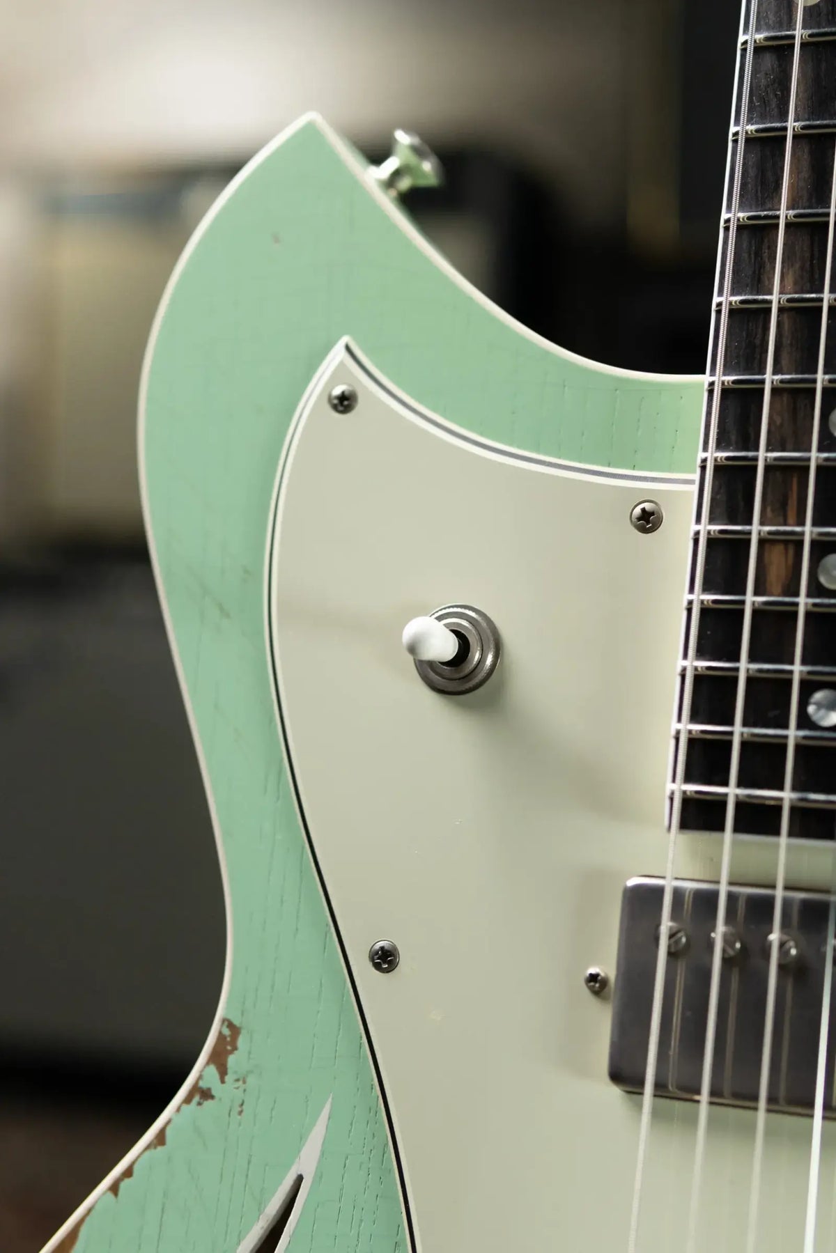 Novo Miris JHH Custom Electric Guitar - Surf Green with Deluxe Padded Soft Case - Used