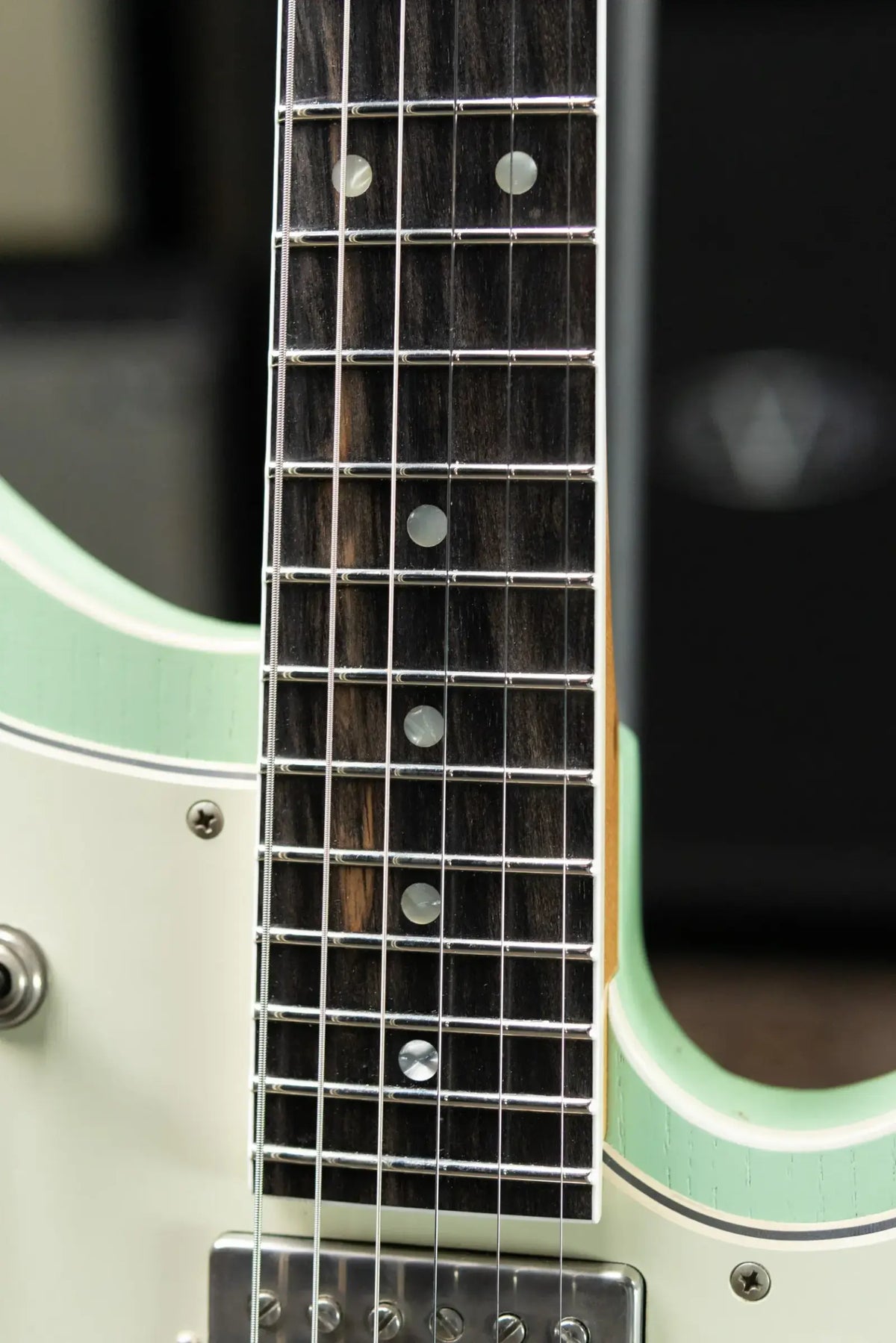 Novo Miris JHH Custom Electric Guitar - Surf Green with Deluxe Padded Soft Case - Used