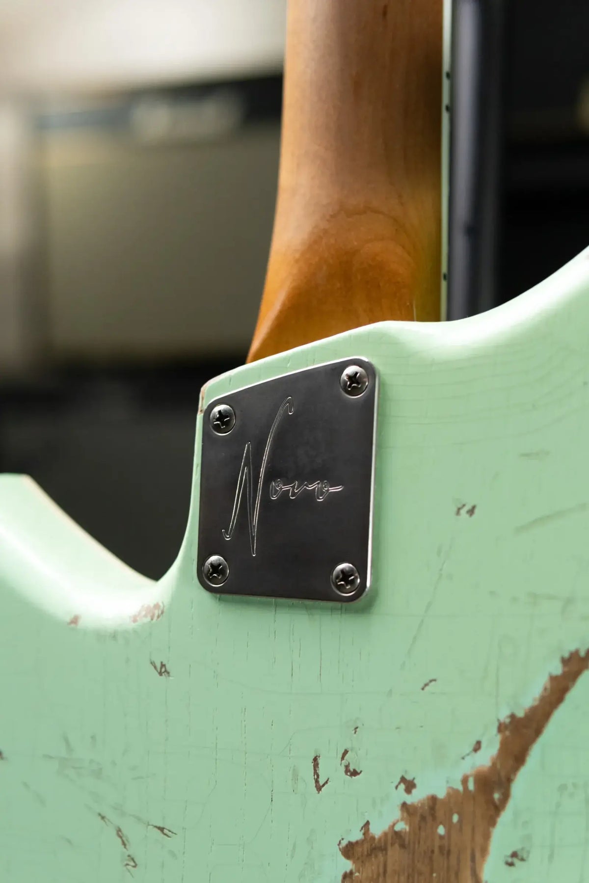 Novo Miris JHH Custom Electric Guitar - Surf Green with Deluxe Padded Soft Case - Used