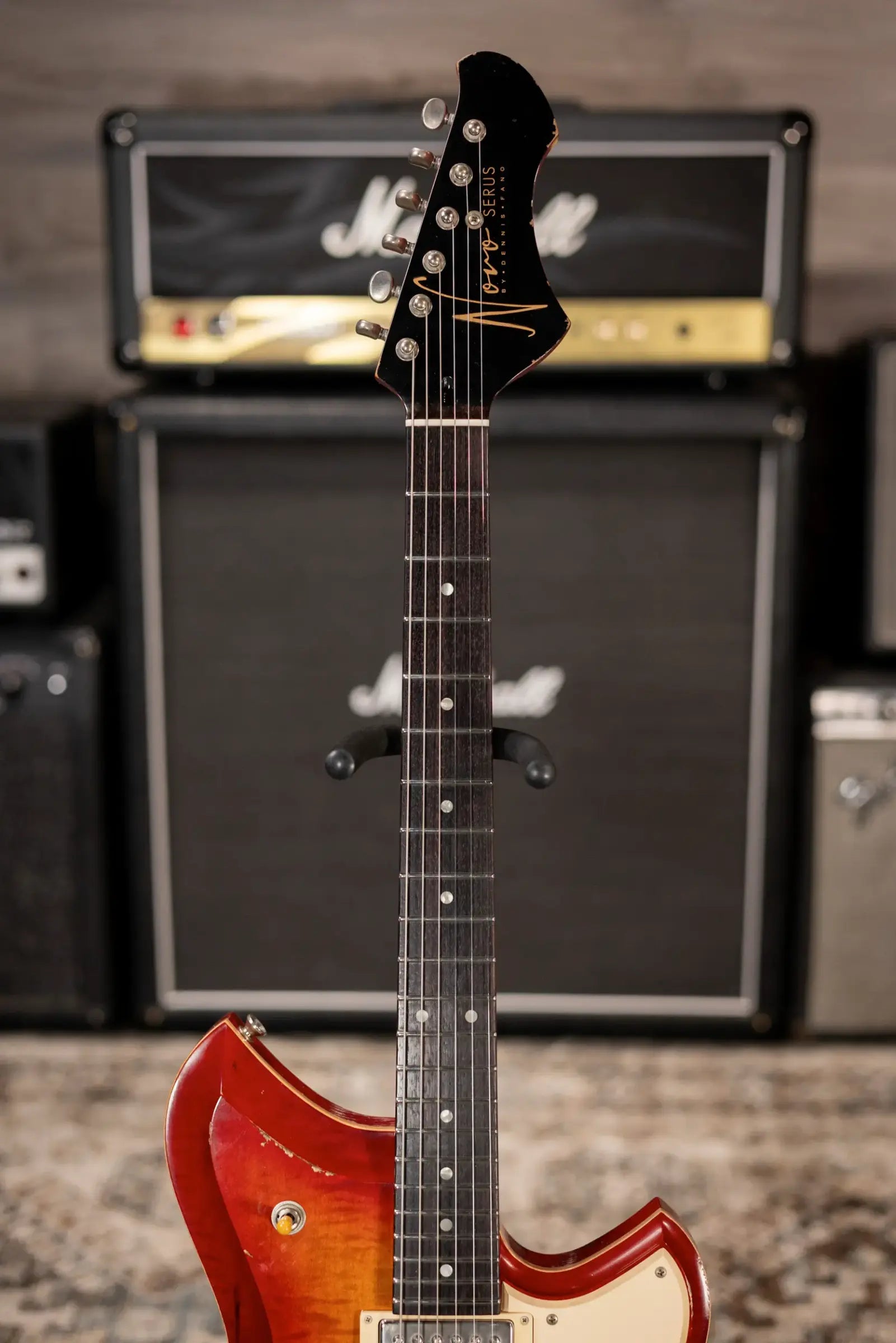 Novo Serus H2 Electric Guitar - Faded Cherry Burst with Gig Bag