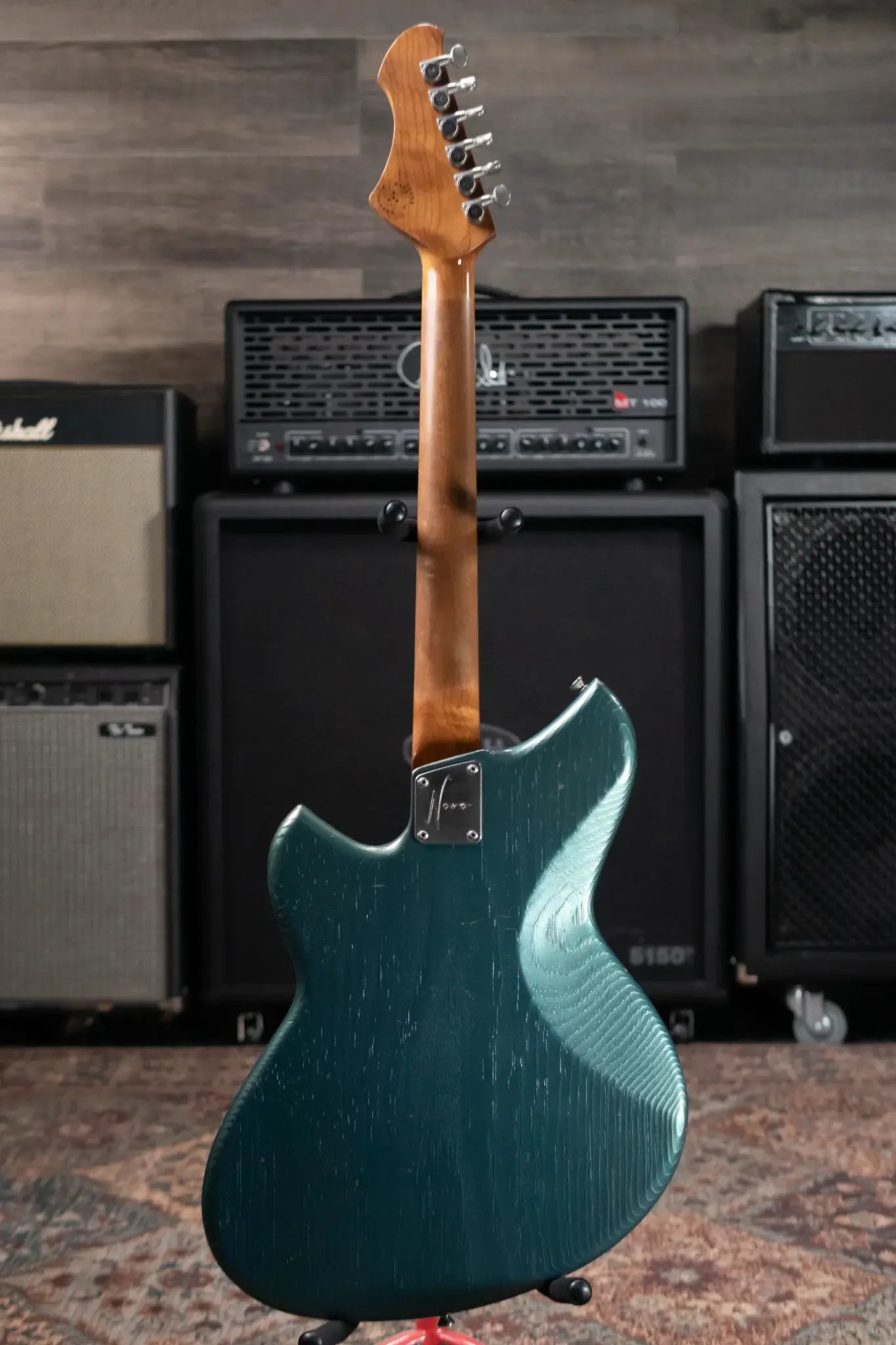 Novo Serus J Custom Electric Guitar - Aged Pelham Blue with Gig Bag