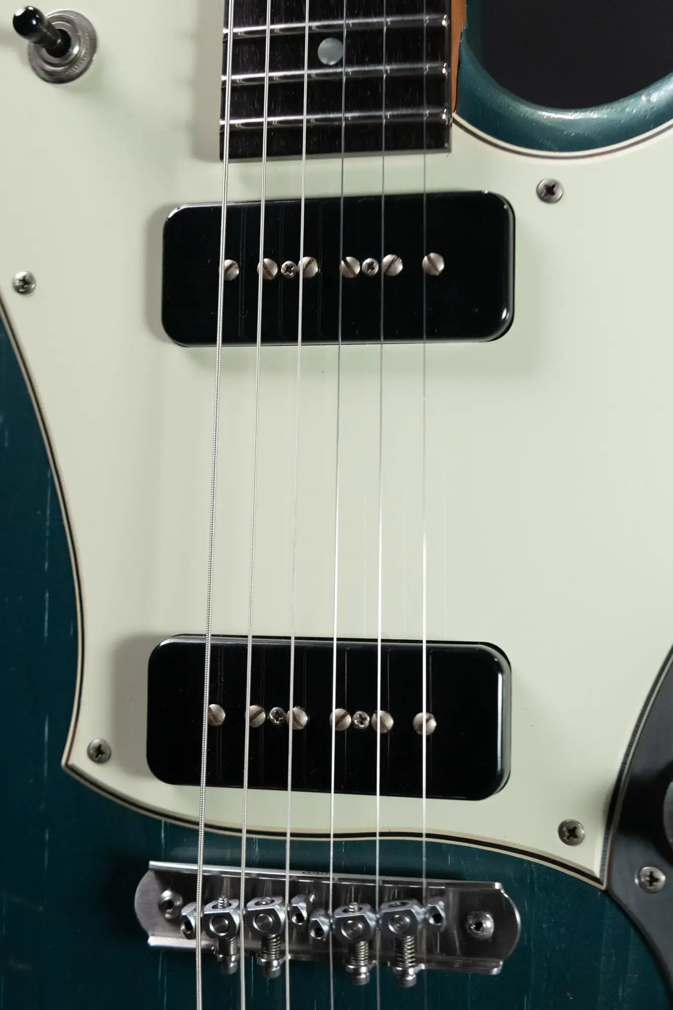 Novo Serus J Custom Electric Guitar - Aged Pelham Blue with Gig Bag