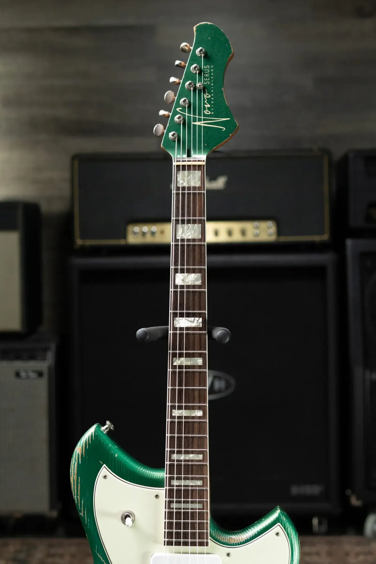 Novo Serus J Custom Electric Guitar - Sherwood Green with Deluxe Padded Soft Case - Used