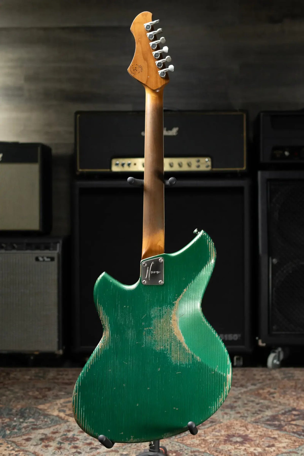 Novo Serus J Custom Electric Guitar - Sherwood Green with Deluxe Padded Soft Case - Used