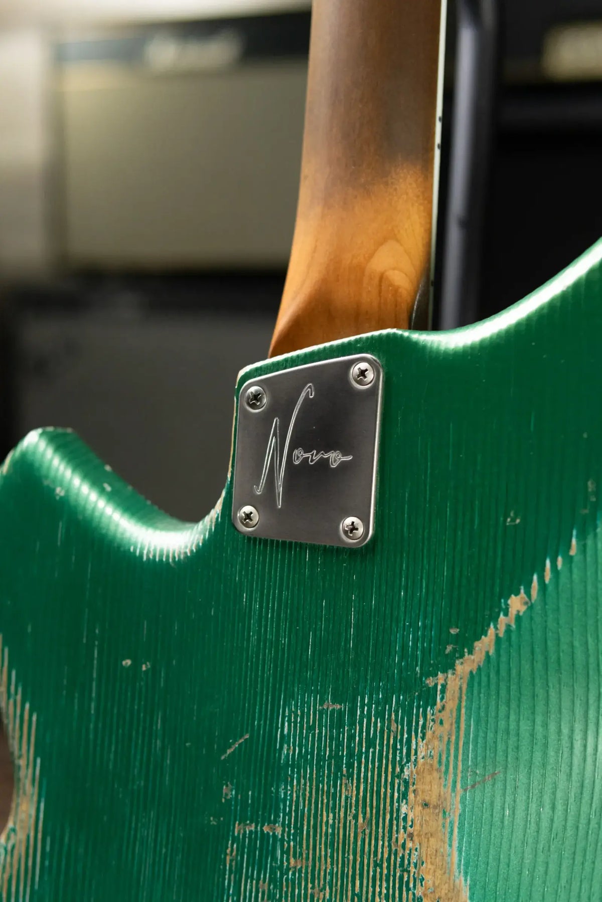 Novo Serus J Custom Electric Guitar - Sherwood Green with Deluxe Padded Soft Case - Used