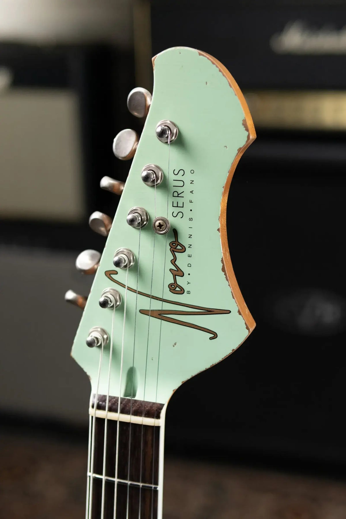 Novo Serus J Custom Electric Guitar - Surf Green with Deluxe Padded Soft Case - Used