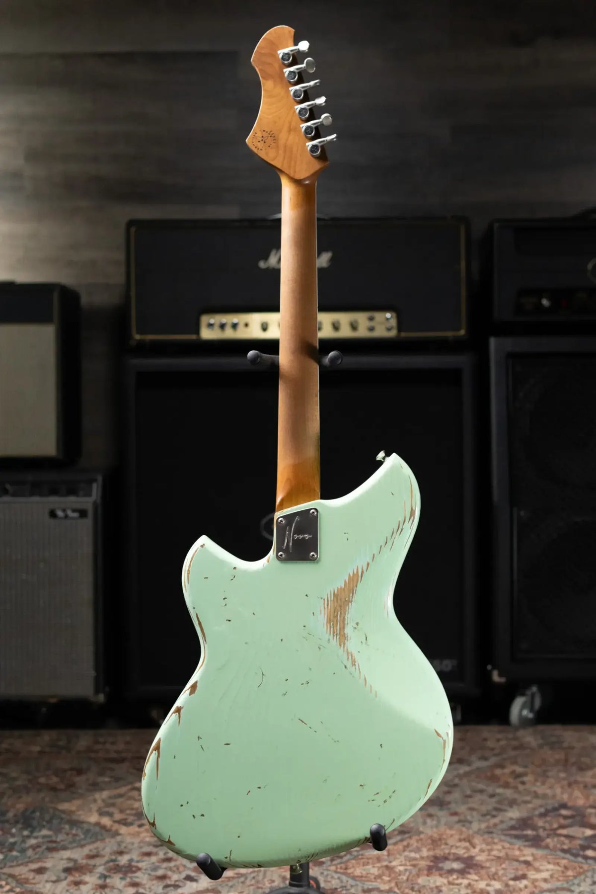 Novo Serus J Custom Electric Guitar - Surf Green with Deluxe Padded Soft Case - Used