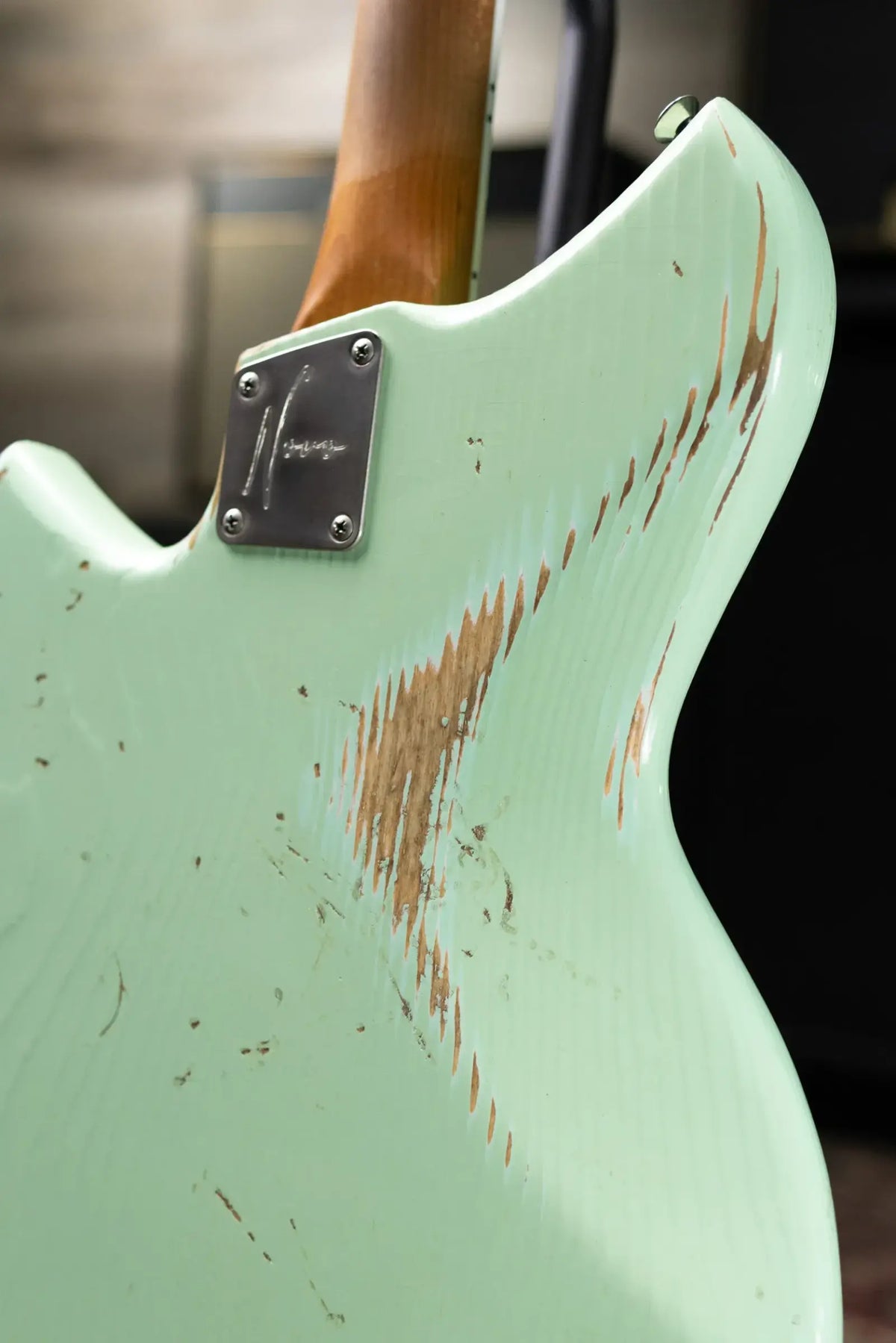 Novo Serus J Custom Electric Guitar - Surf Green with Deluxe Padded Soft Case - Used