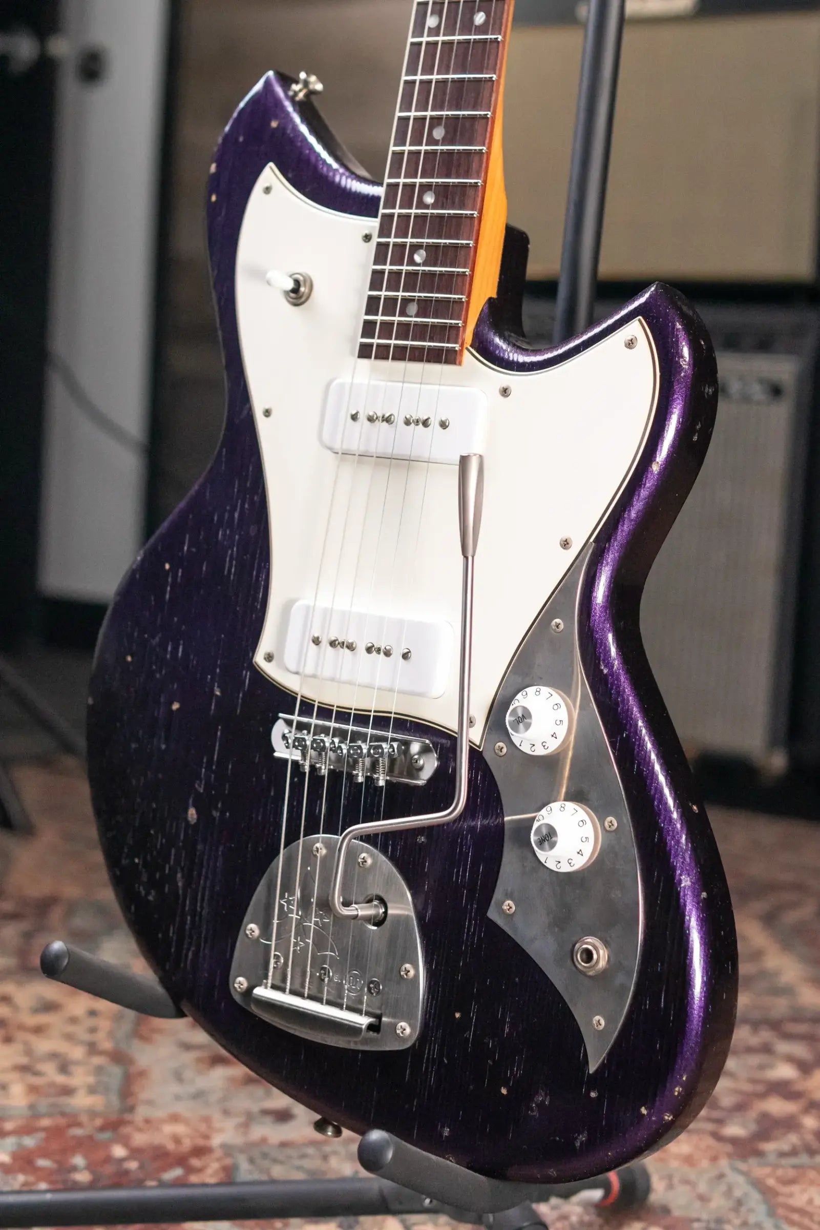 Novo Serus J Electric Guitar Purple Stranger with Softshell Case - Used