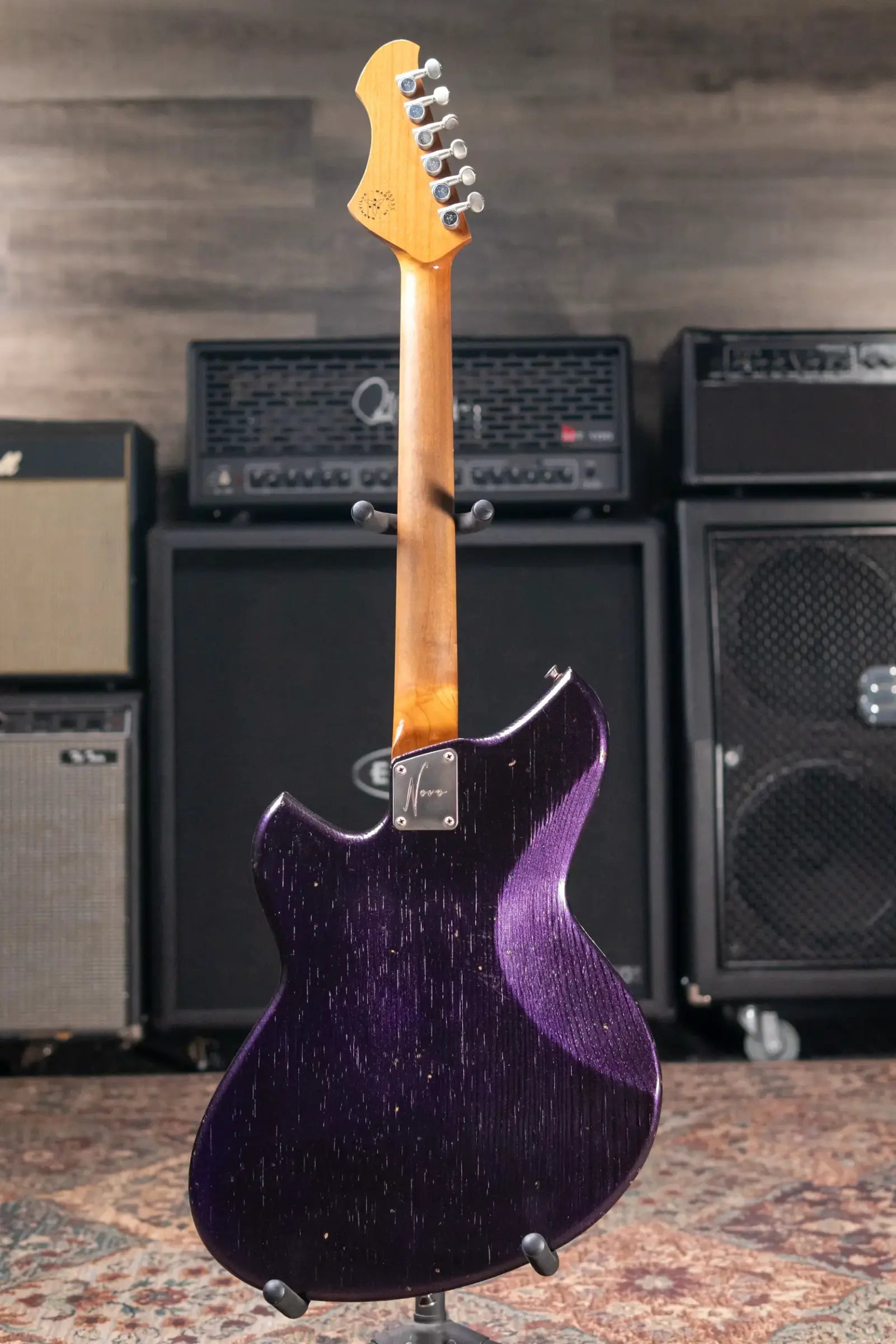 Novo Serus J Electric Guitar Purple Stranger with Softshell Case - Used