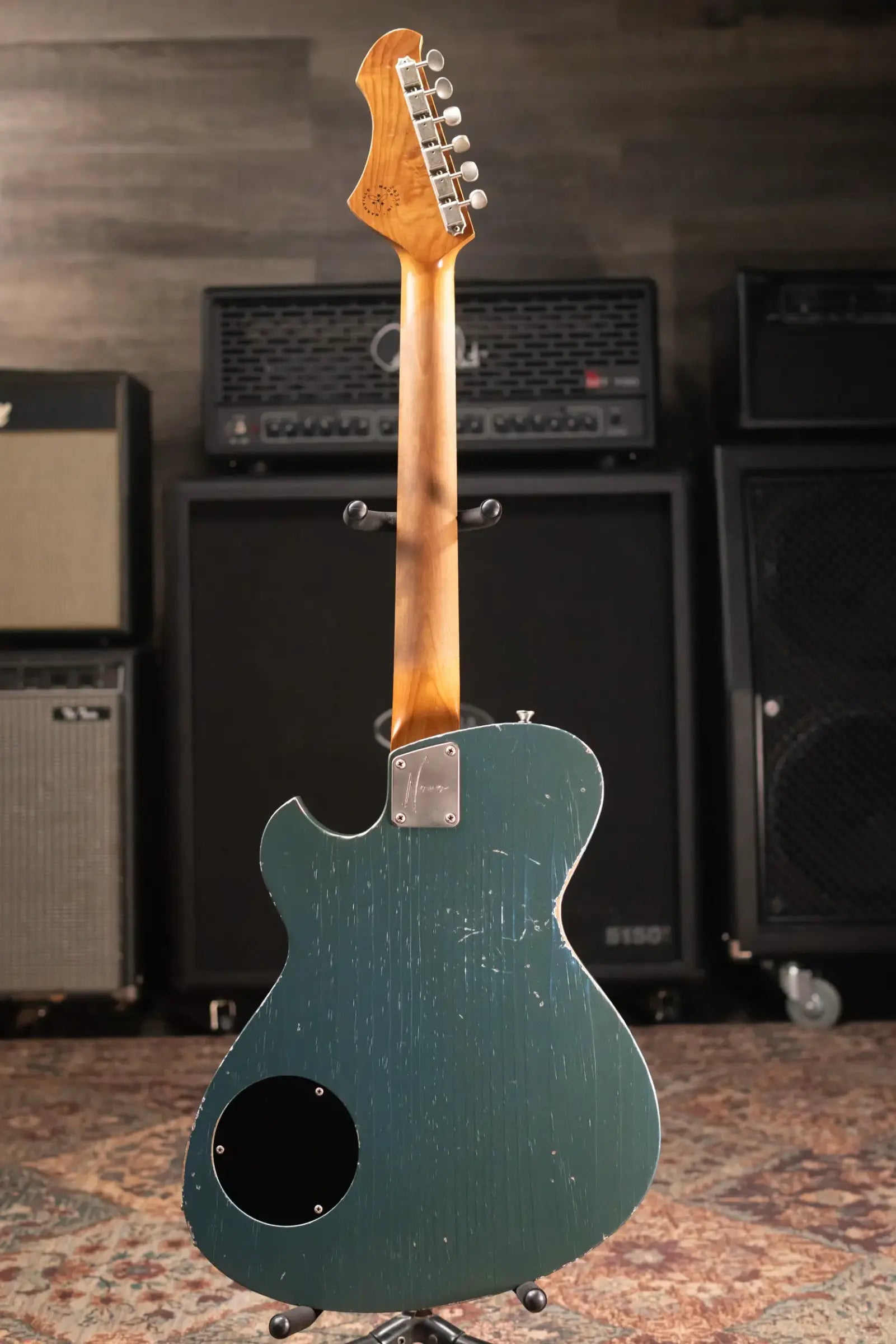 Novo Solus H2 Electric Guitar - Aged Pelham Blue with Case - Used
