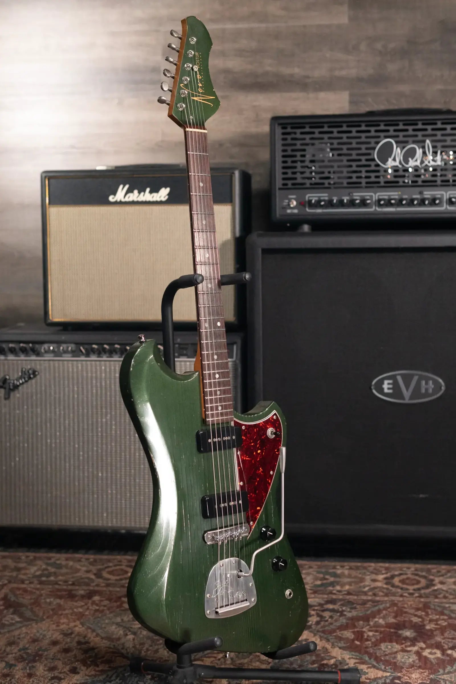 Novo Voltur J Electric Guitar - Cadillac Green with Gig Bag - Used