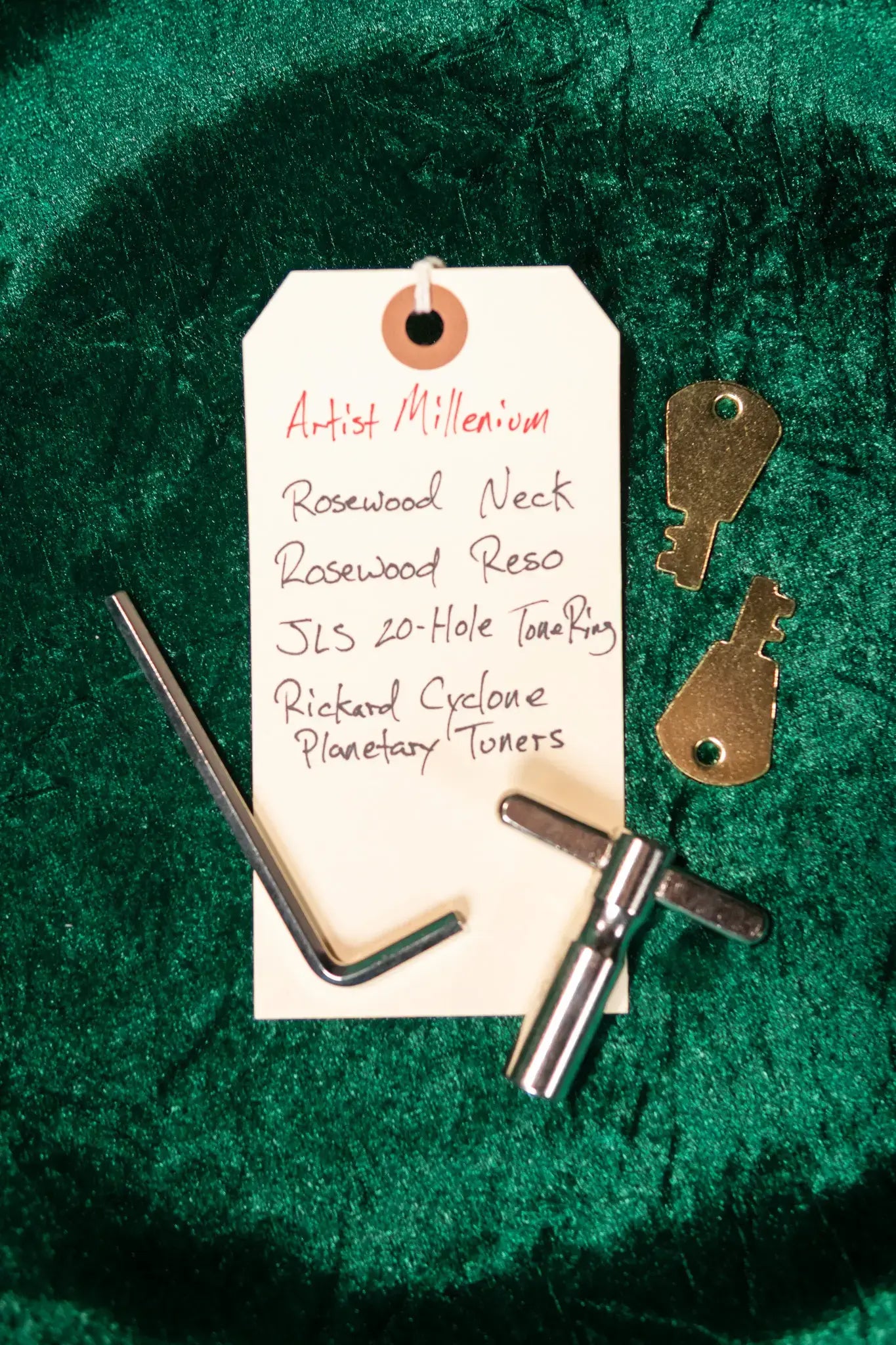 OME Banjos Artist Millennium 5-String Resonator Banjo with Hardshell Case