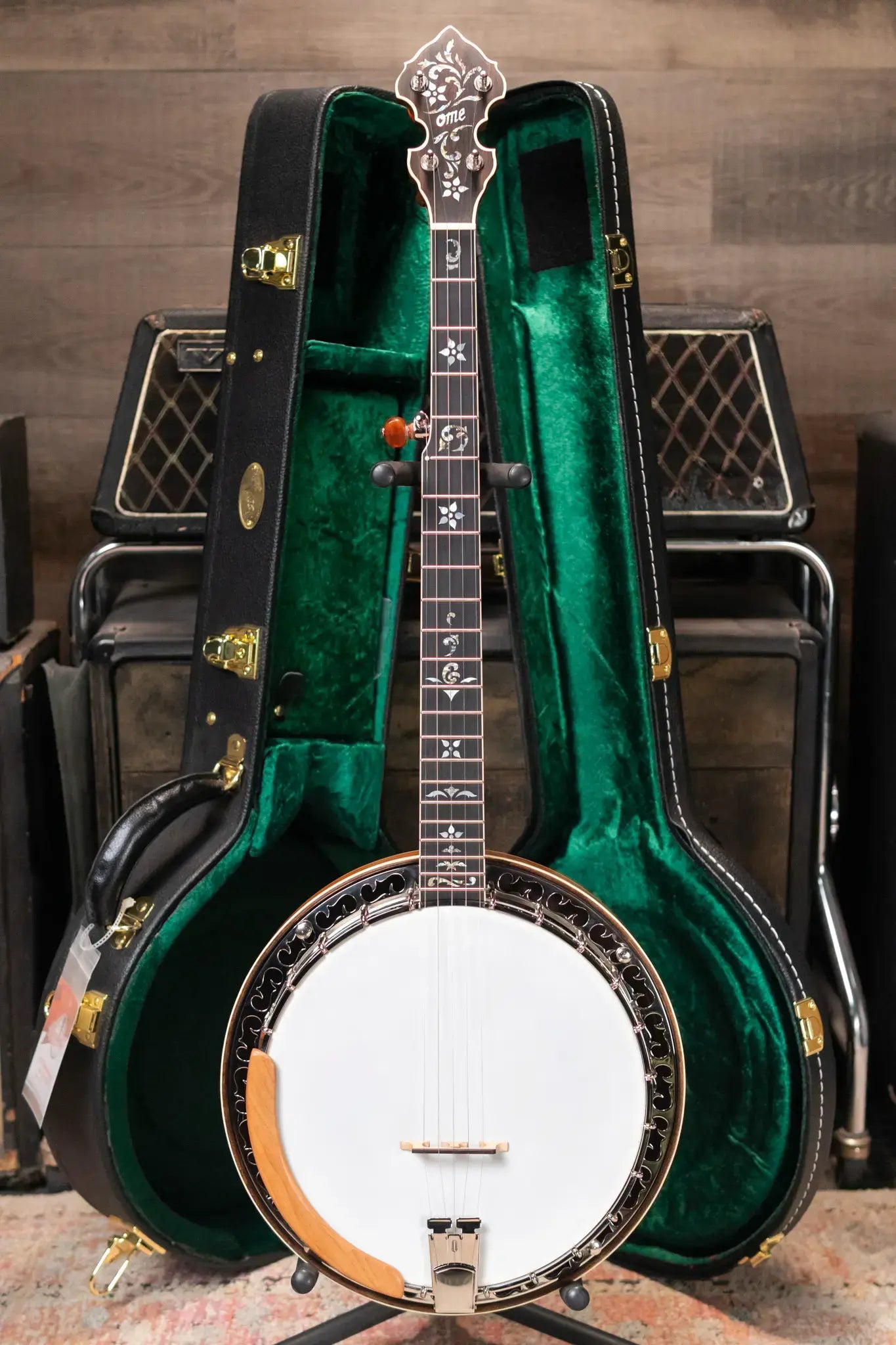 OME Banjos Gold Hill Primrose Classic 5-String Resonator Banjo with Hardshell Case