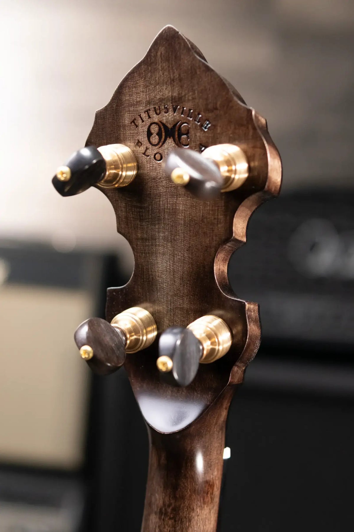 OME Banjos Gold Hill Vintage Alpha 5-String Resonator Banjo with Hardshell Case