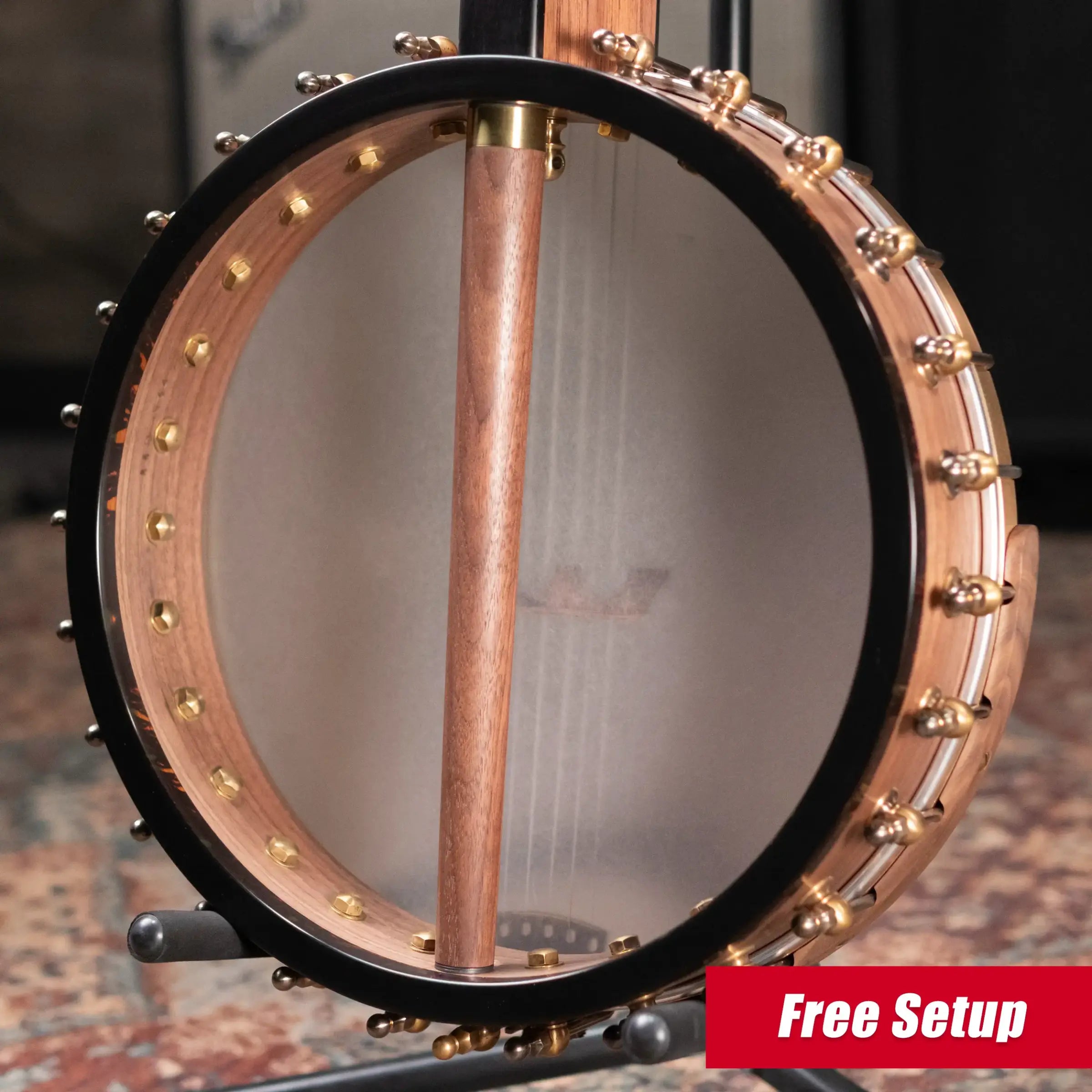 OME Banjos Juniper 5-String Open Back Banjo with Hardshell Case