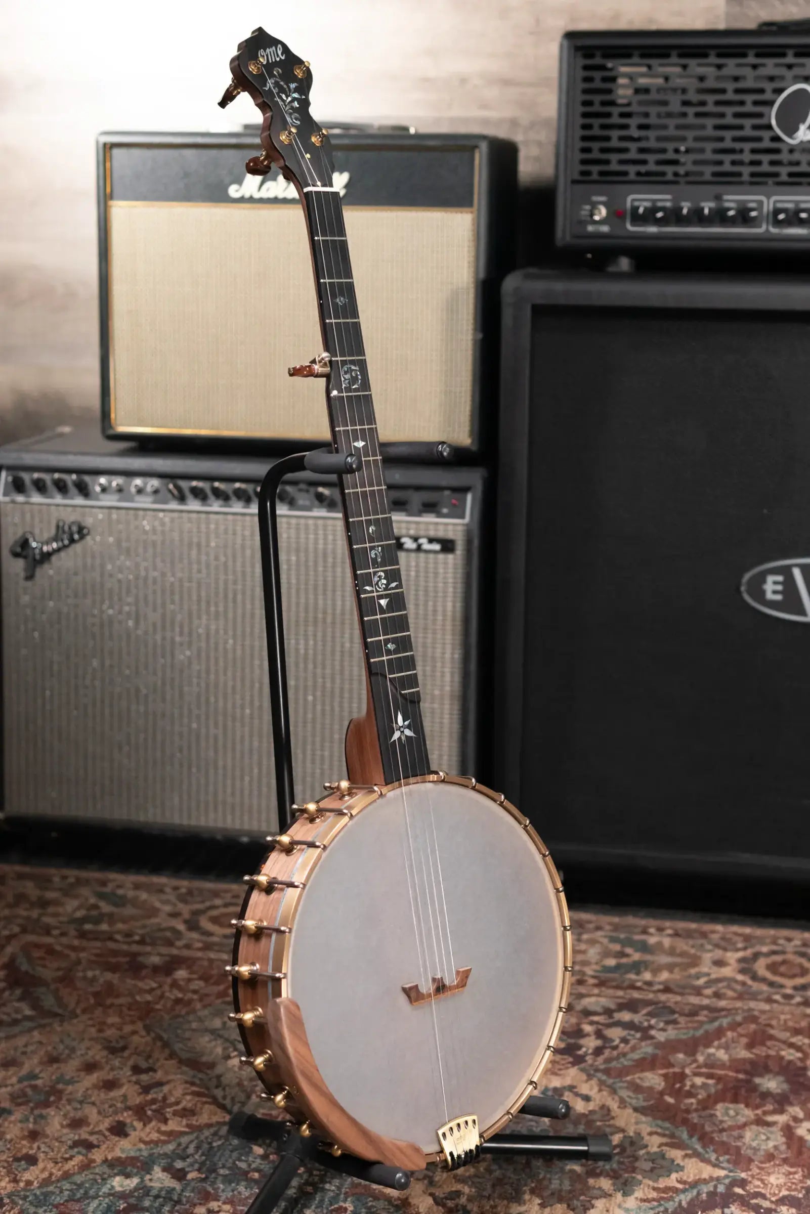 OME Banjos Juniper 5-String Open Back Banjo with Hardshell Case