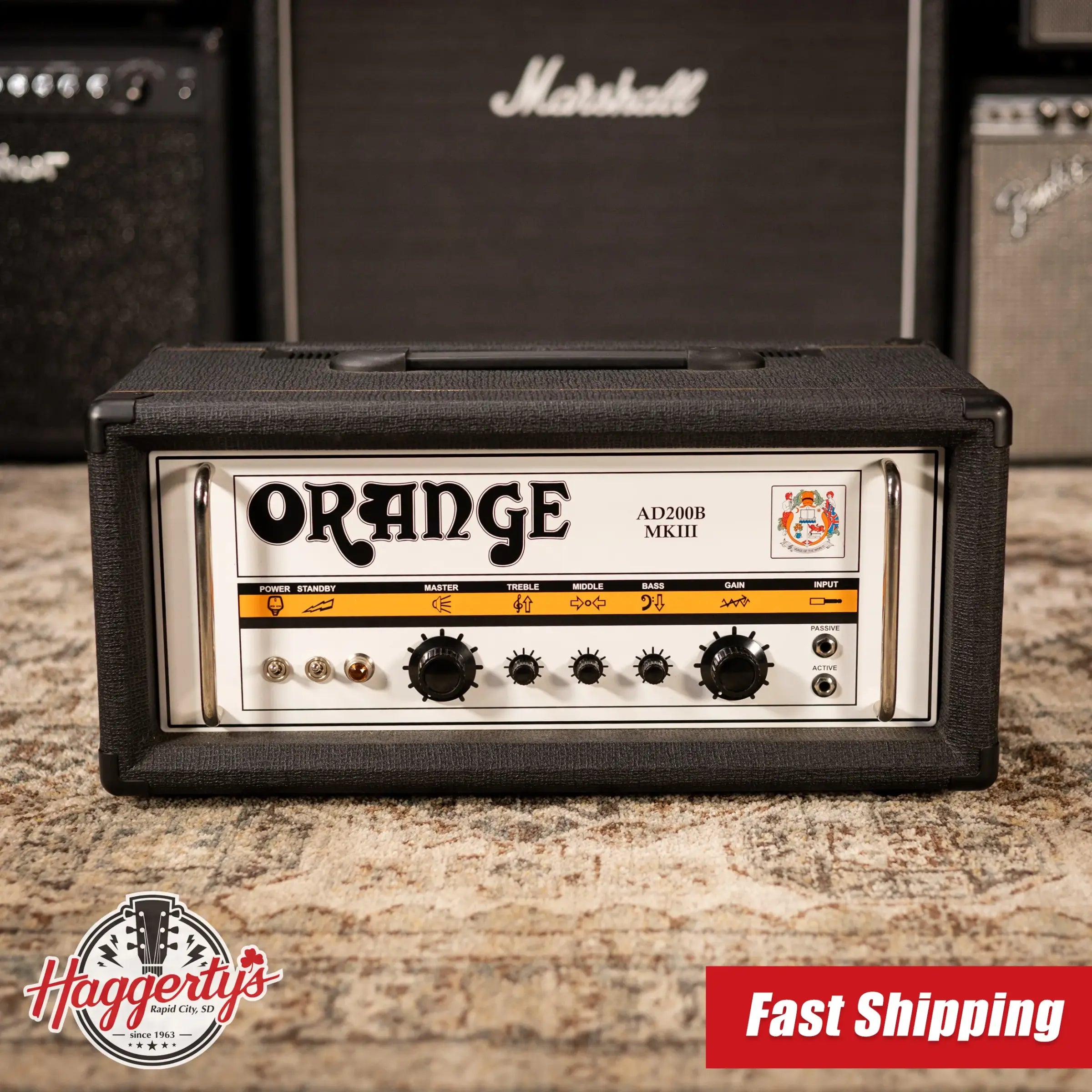 Orange AD200 Bass MK3 200-Watt Bass Amp Head - Used
