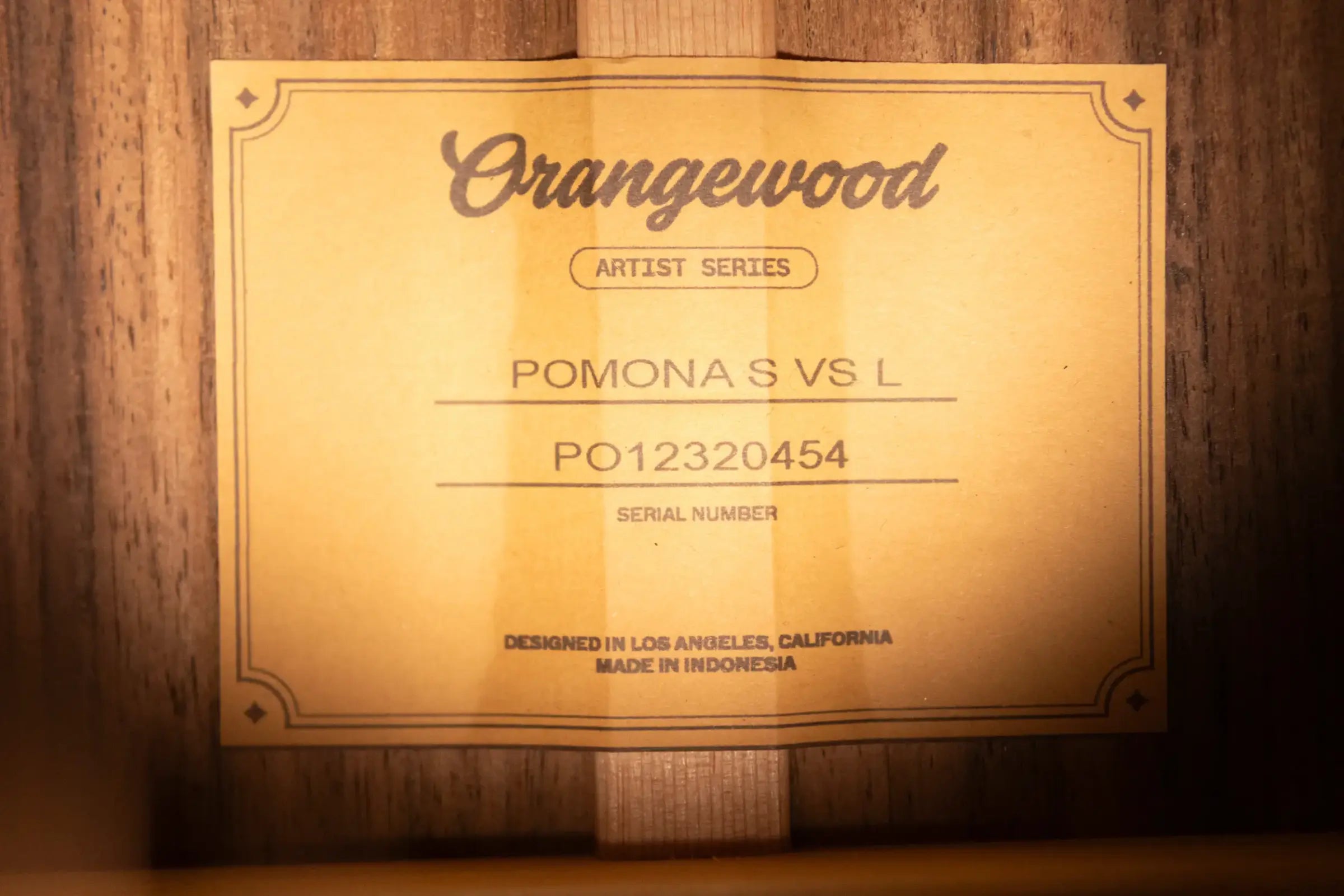 Orangewood Pomona Live Acoustic/Electric Guitar with Gig Bag - Used