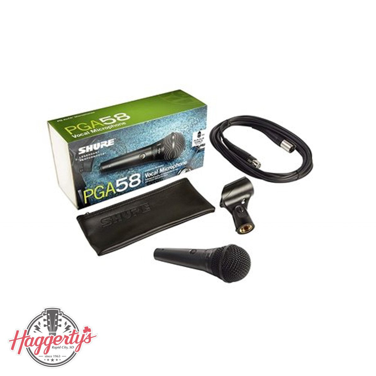 Shure PGA58-XLR Microphone with 15ft XLR Cable