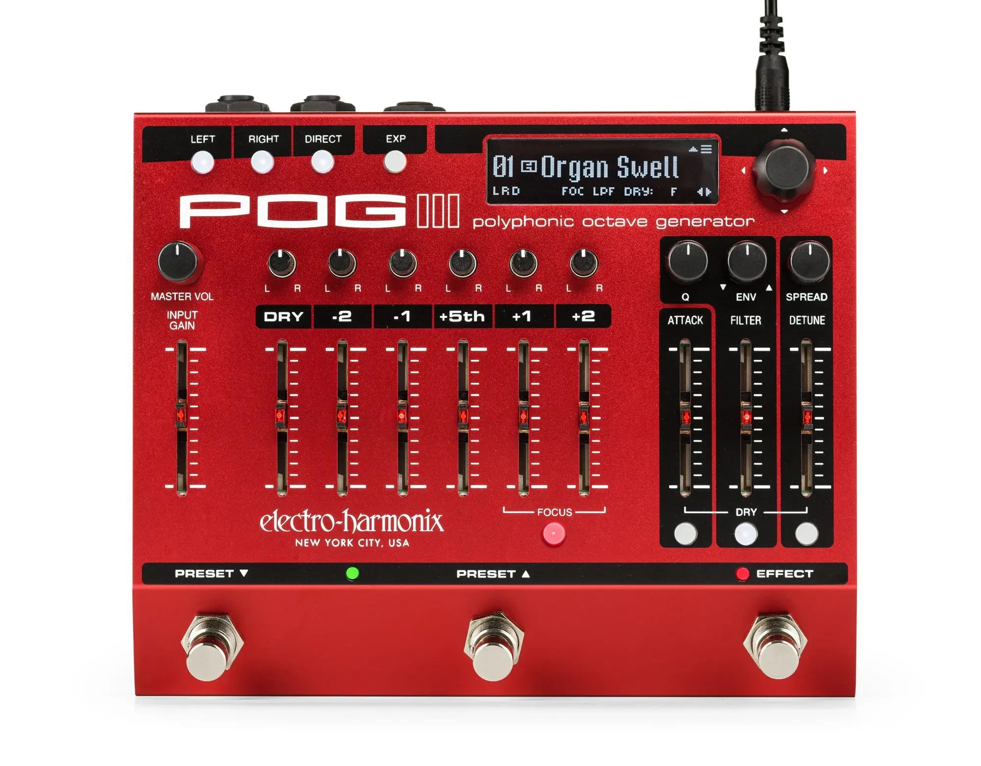 Electro-Harmonix POG 3 Polyphonic Octave Generator Pedal