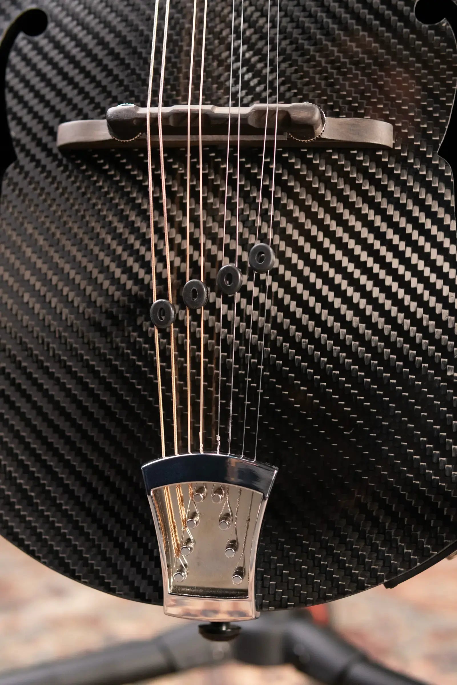 PRE-ORDER KLOS Full Carbon F-Style Mandolin Acoustic with Fiberglass Hardshell Case