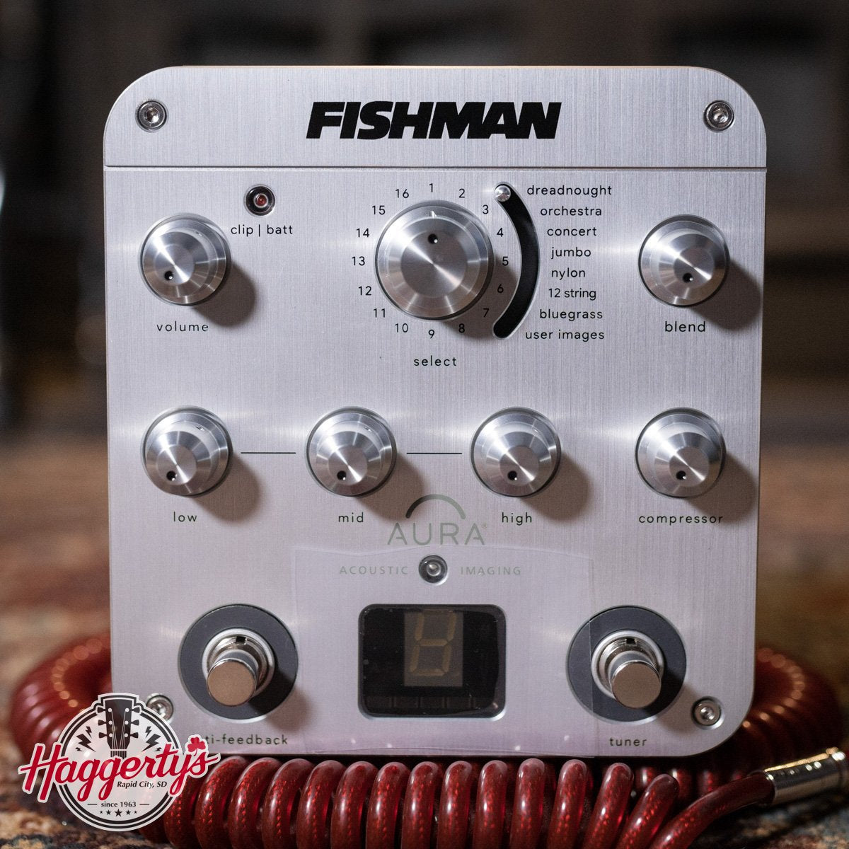 Fishman Aura Spectrum Acoustic Guitar DI Pedal