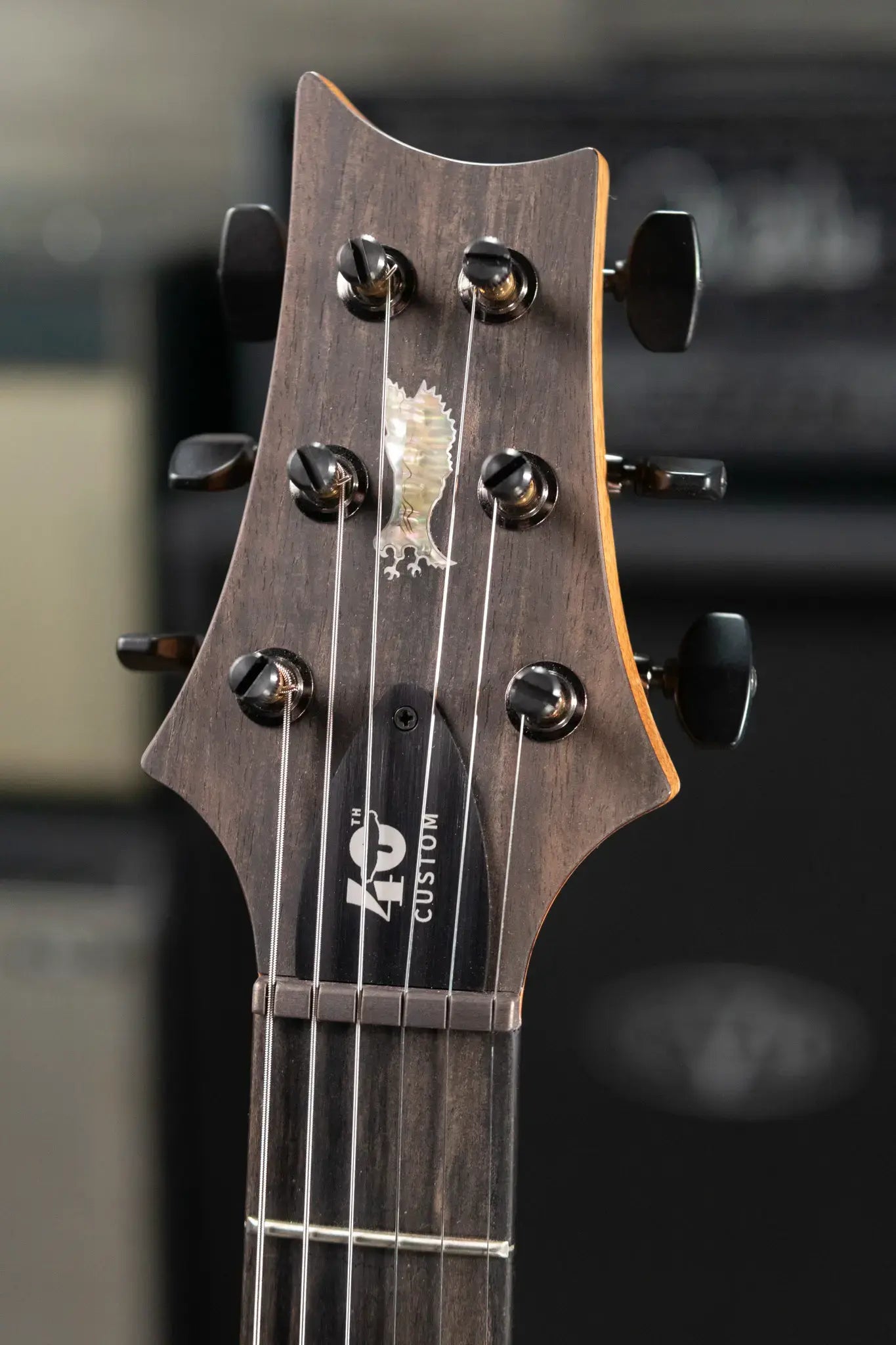 PRS 40th Anniversary Custom 24 Limited Edition Figured Mango Electric Guitar - Charcoal with Hardshell Case