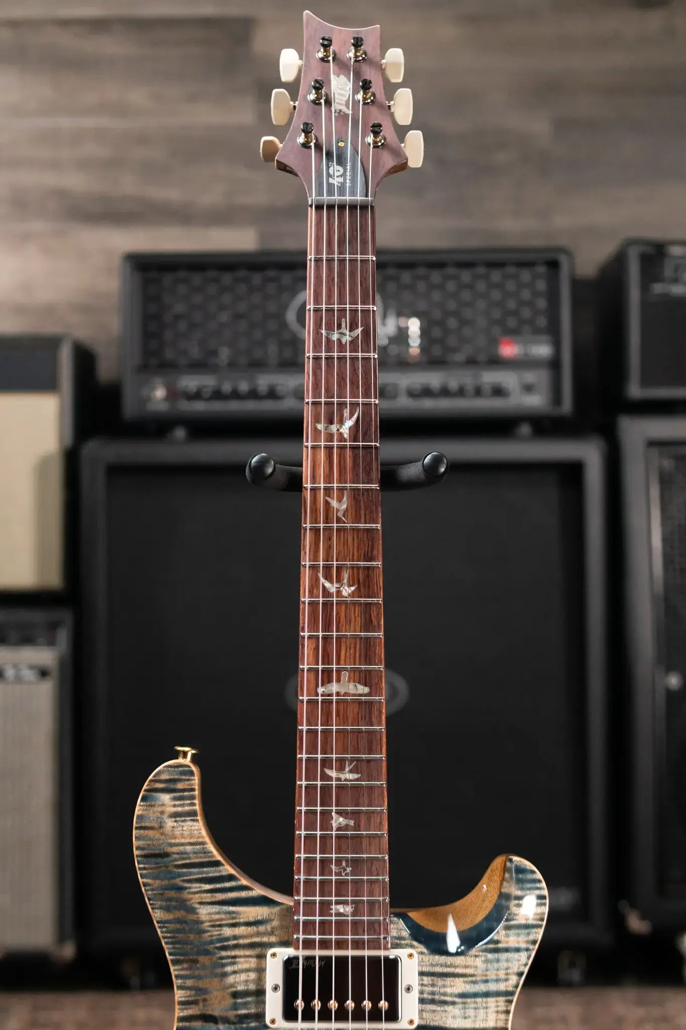 PRS 40th Anniversary Limited Edition Special Semi-Hollow Artist Top Electric Guitar - Faded Whale Blue with Hardshell Case