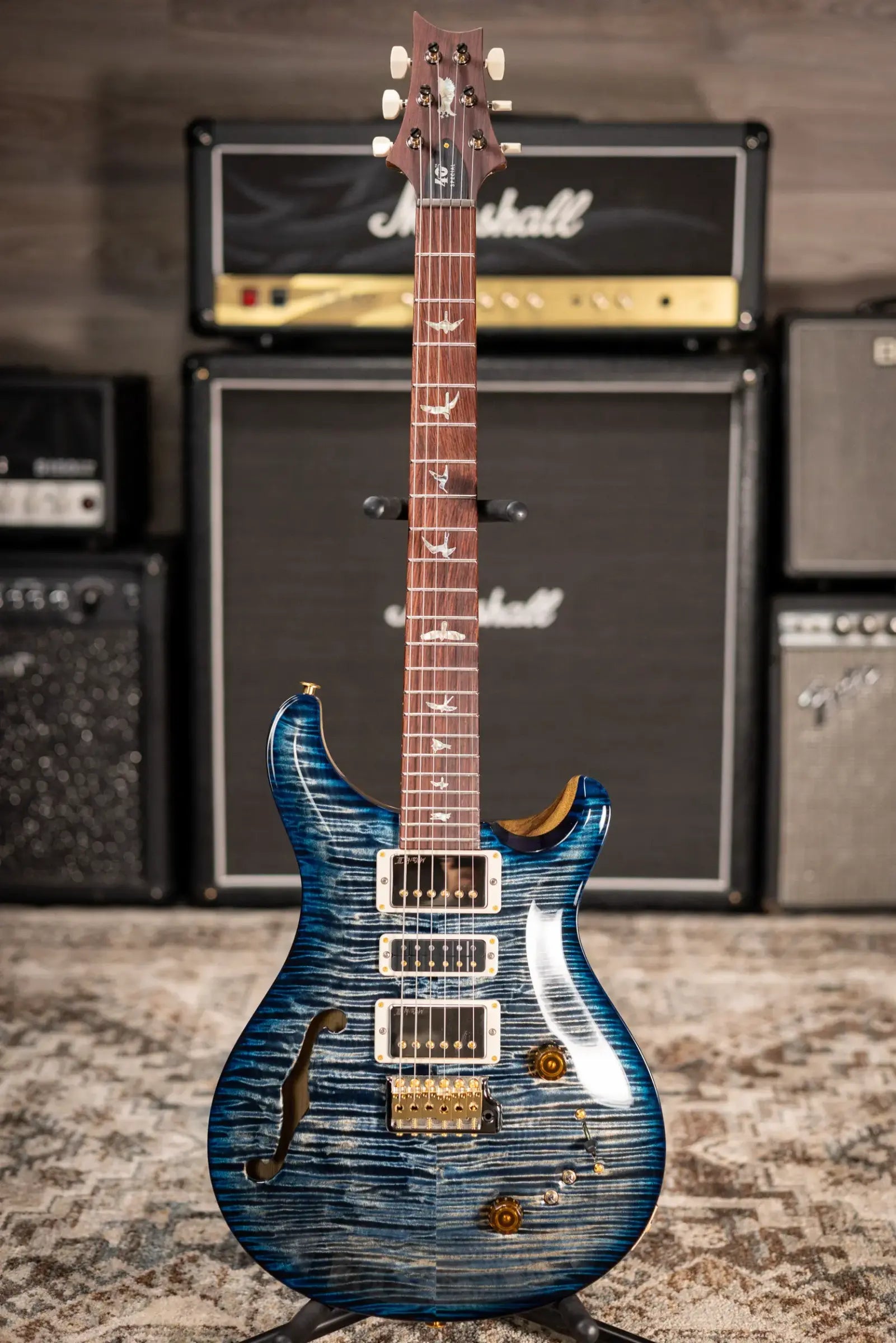 PRS 40th Anniversary Special Semi-Hollow Artist Top Electric Guitar - Custom Color with Hardshell Case