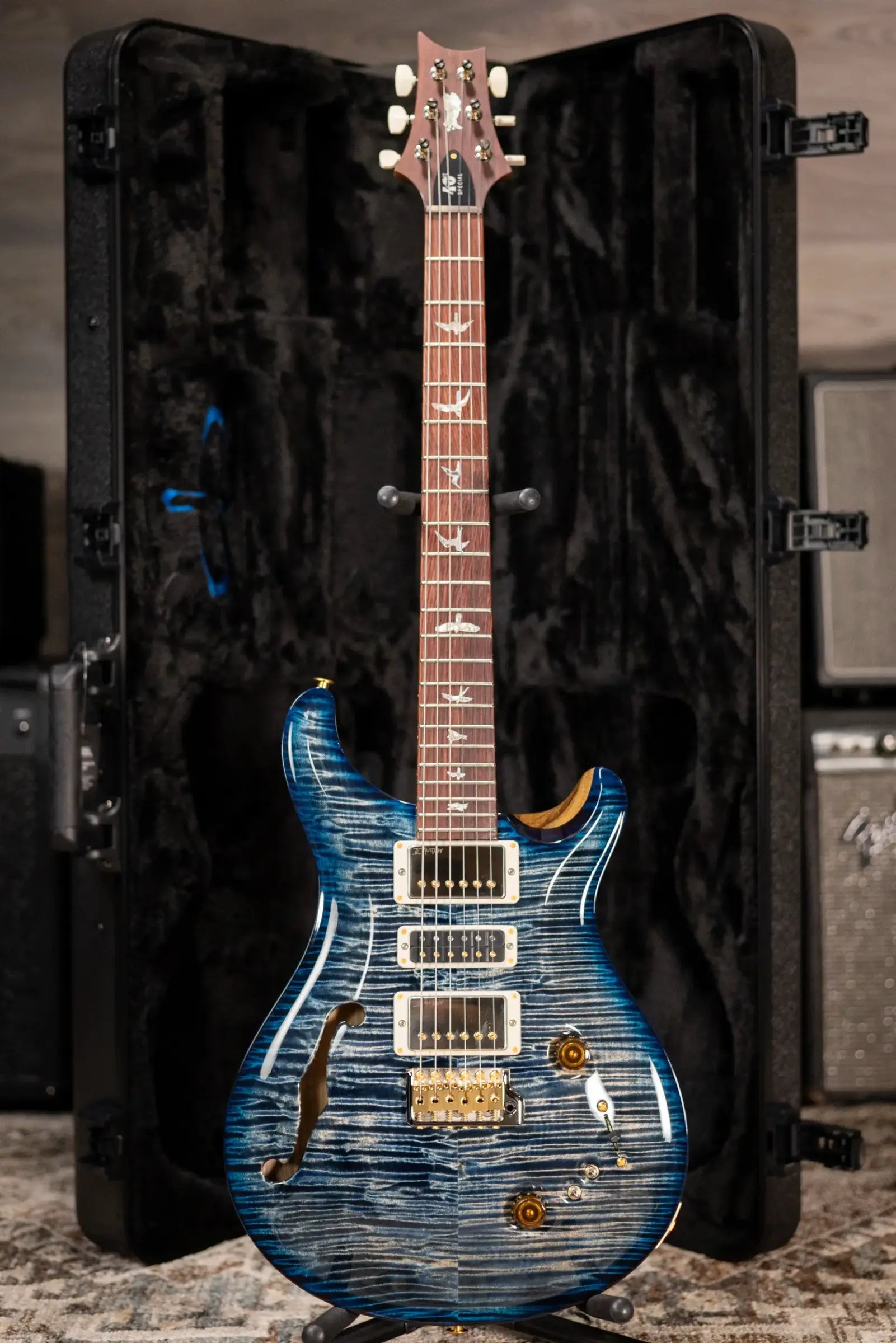 PRS 40th Anniversary Special Semi-Hollow Artist Top Electric Guitar - Custom Color with Hardshell Case