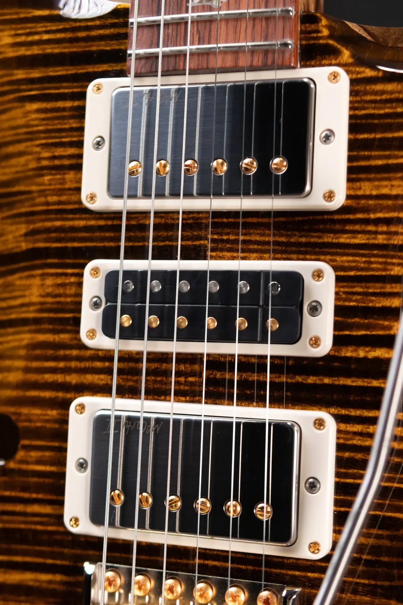 PRS 40th Anniversary Special Semi-Hollow Limited Edition Electric Guitar - Yellow Tiger Artist Top with Hardshell Case