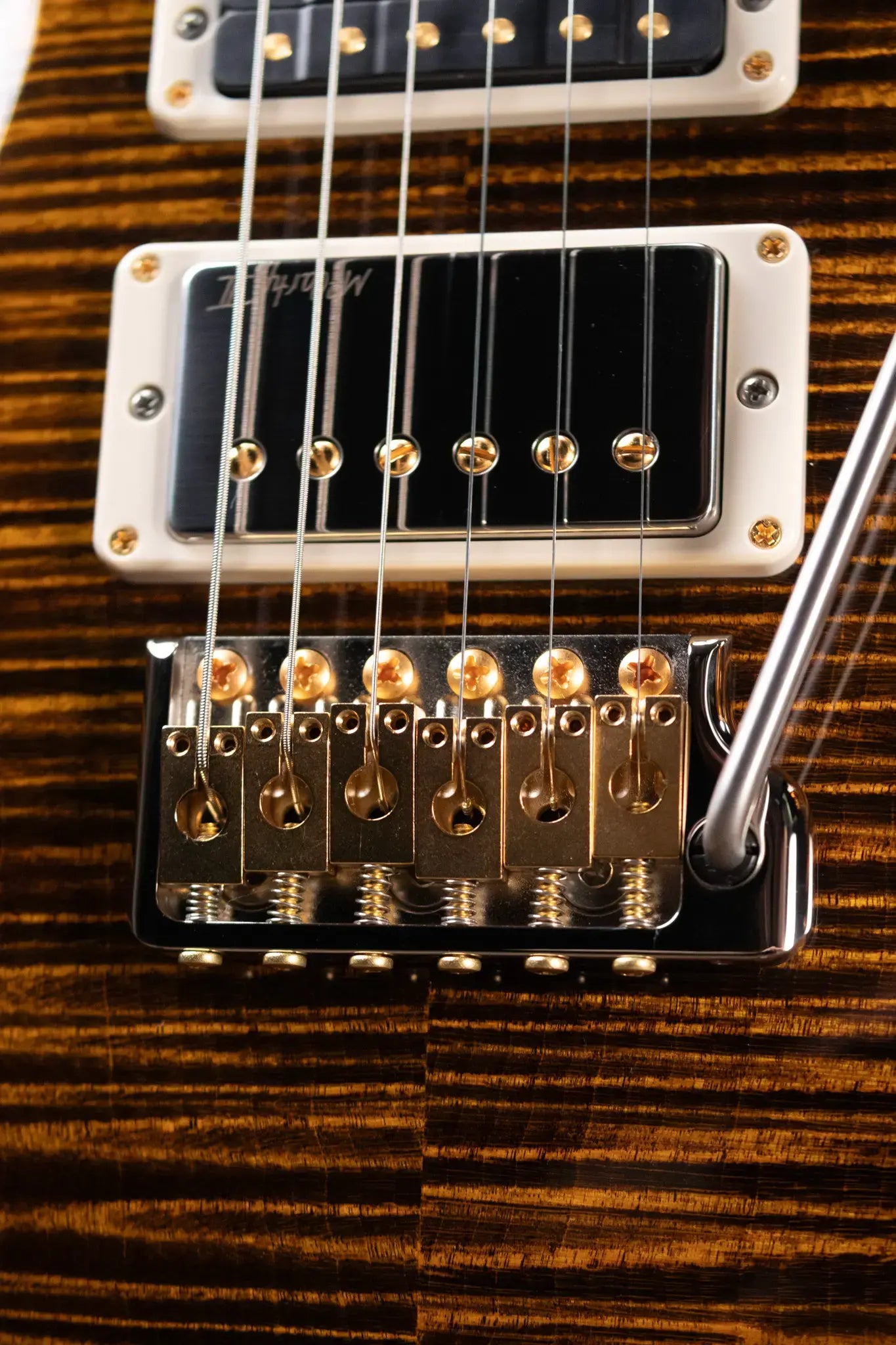 PRS 40th Anniversary Special Semi-Hollow Limited Edition Electric Guitar - Yellow Tiger Artist Top with Hardshell Case