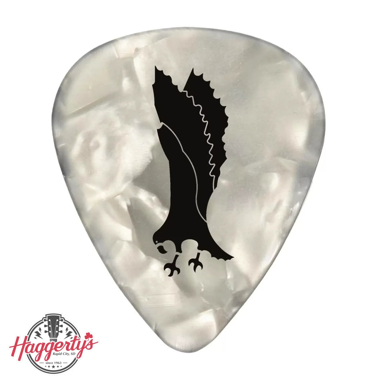 PRS Celluloid Picks - 12 Pack, White Pearloid, Medium